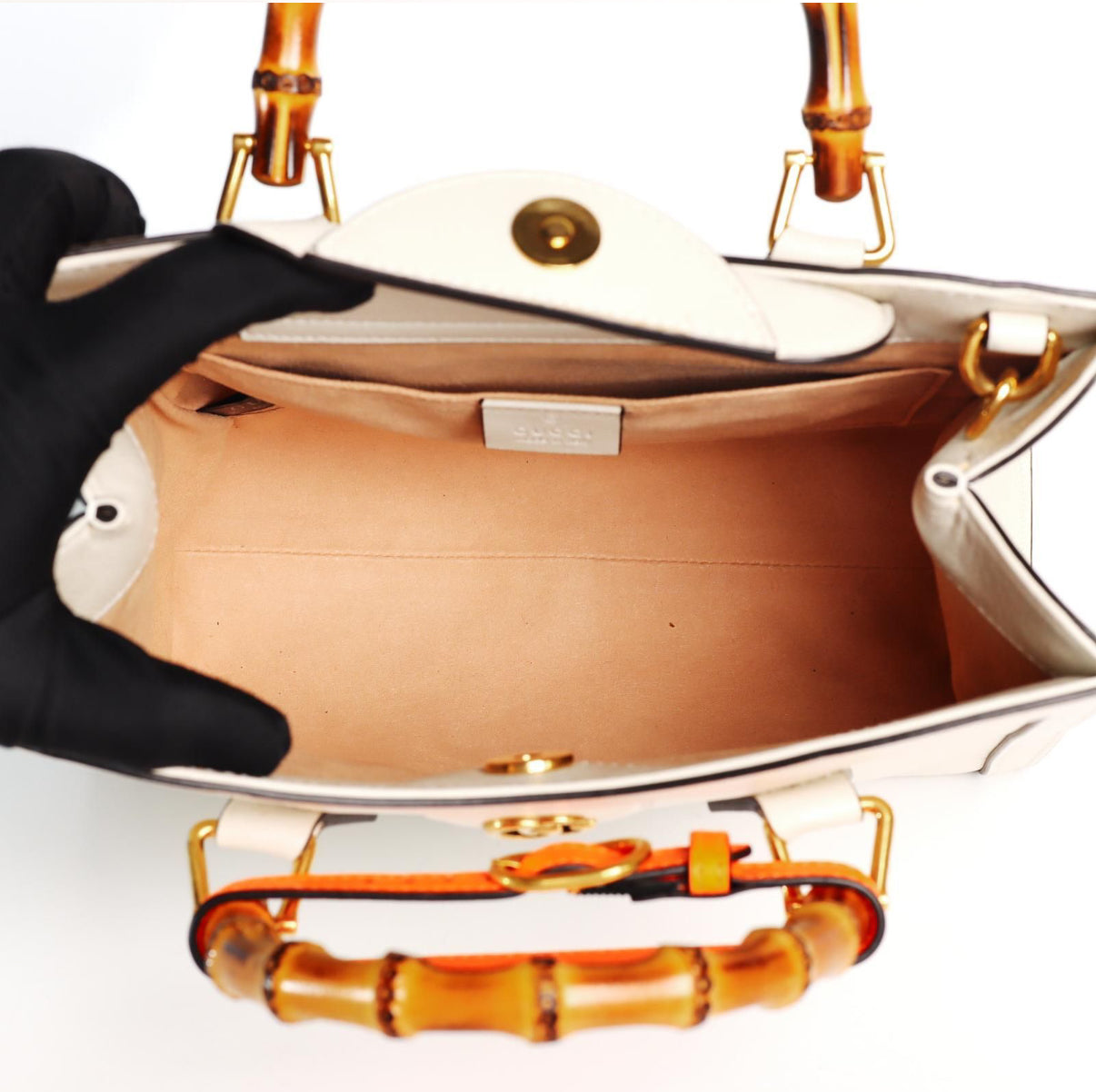 Pre-Owned Gucci Diana Bag Cream - Authenticated