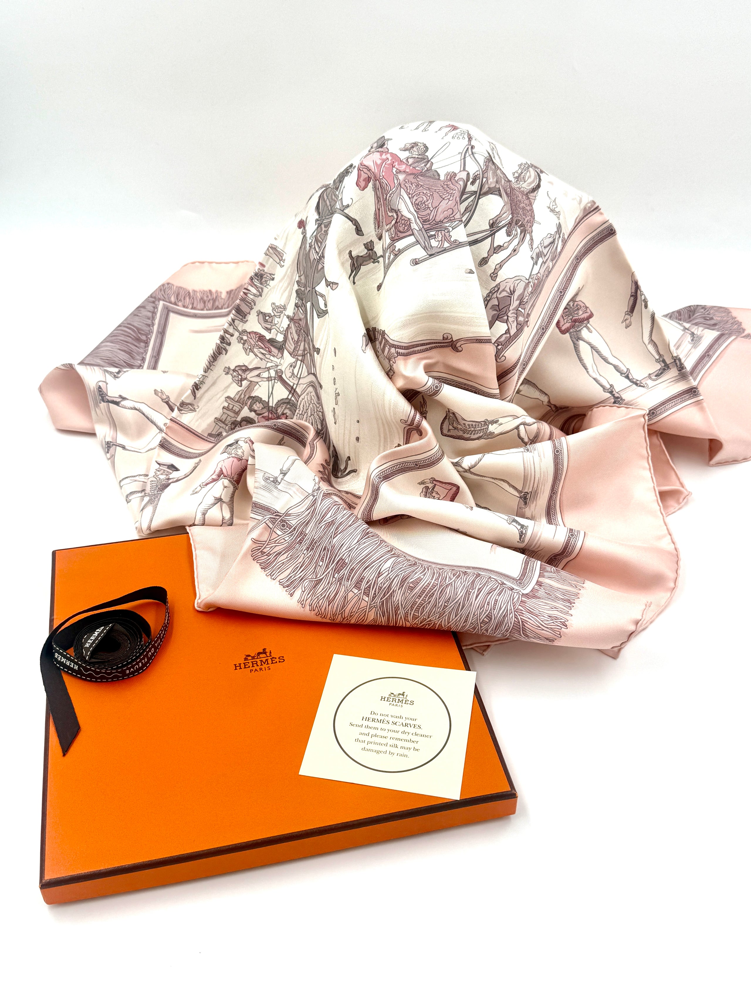 Hermès Plaisirs Du Froid Silk Scarf - Brand New with Box & Tags