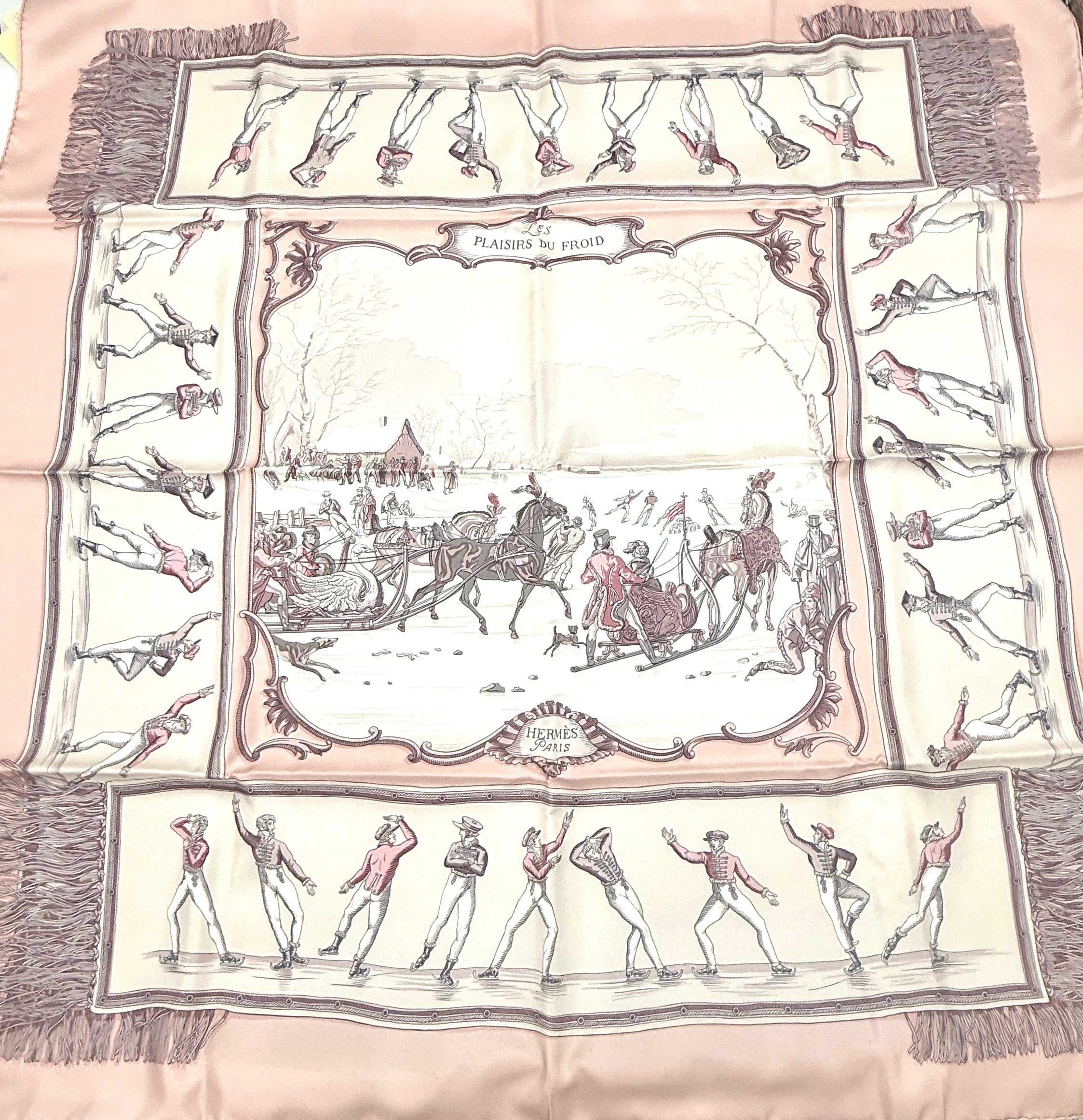 Hermès Plaisirs Du Froid Silk Scarf - Brand New with Box & Tags