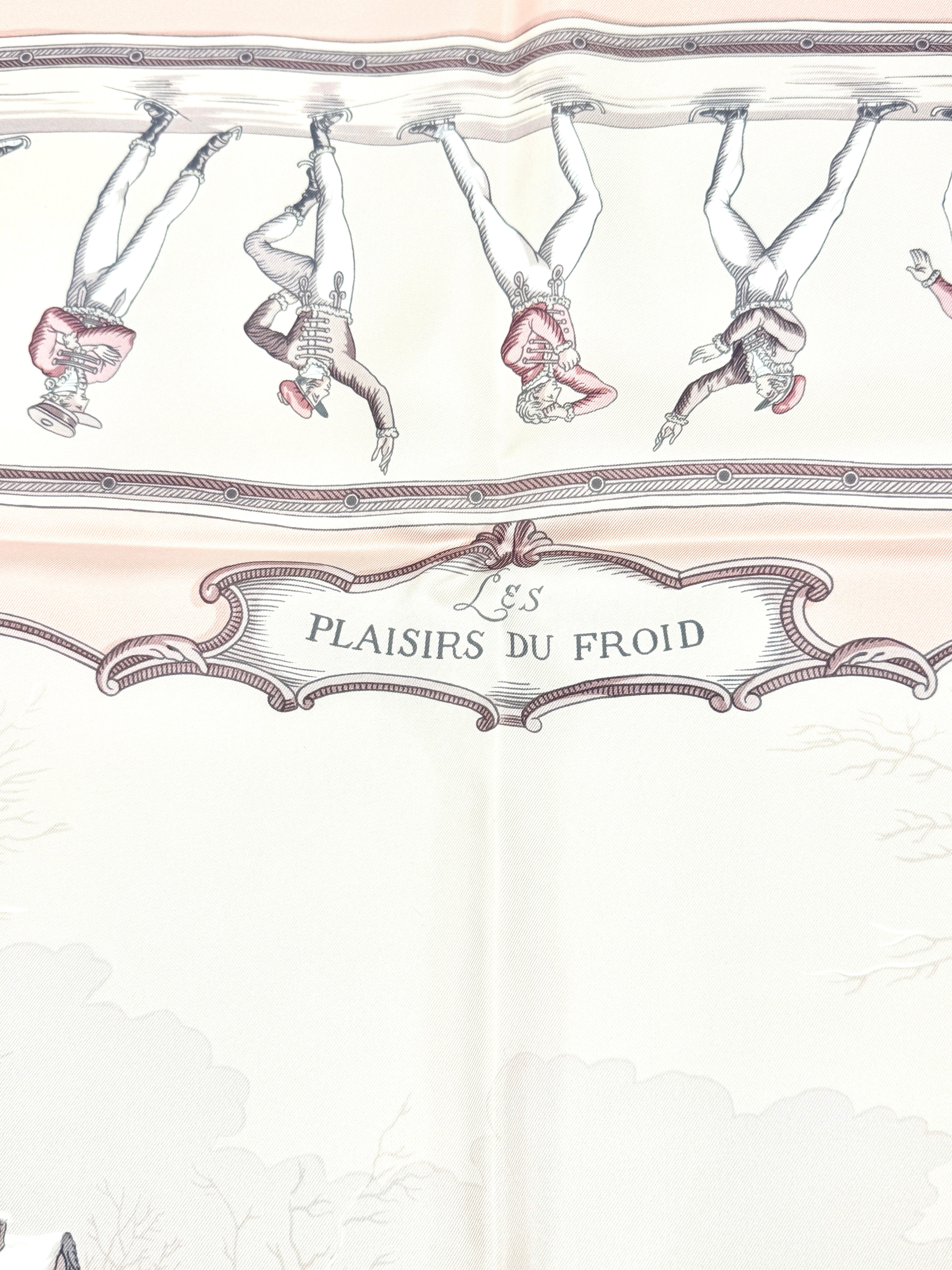 Hermès Plaisirs Du Froid Silk Scarf - Brand New with Box & Tags