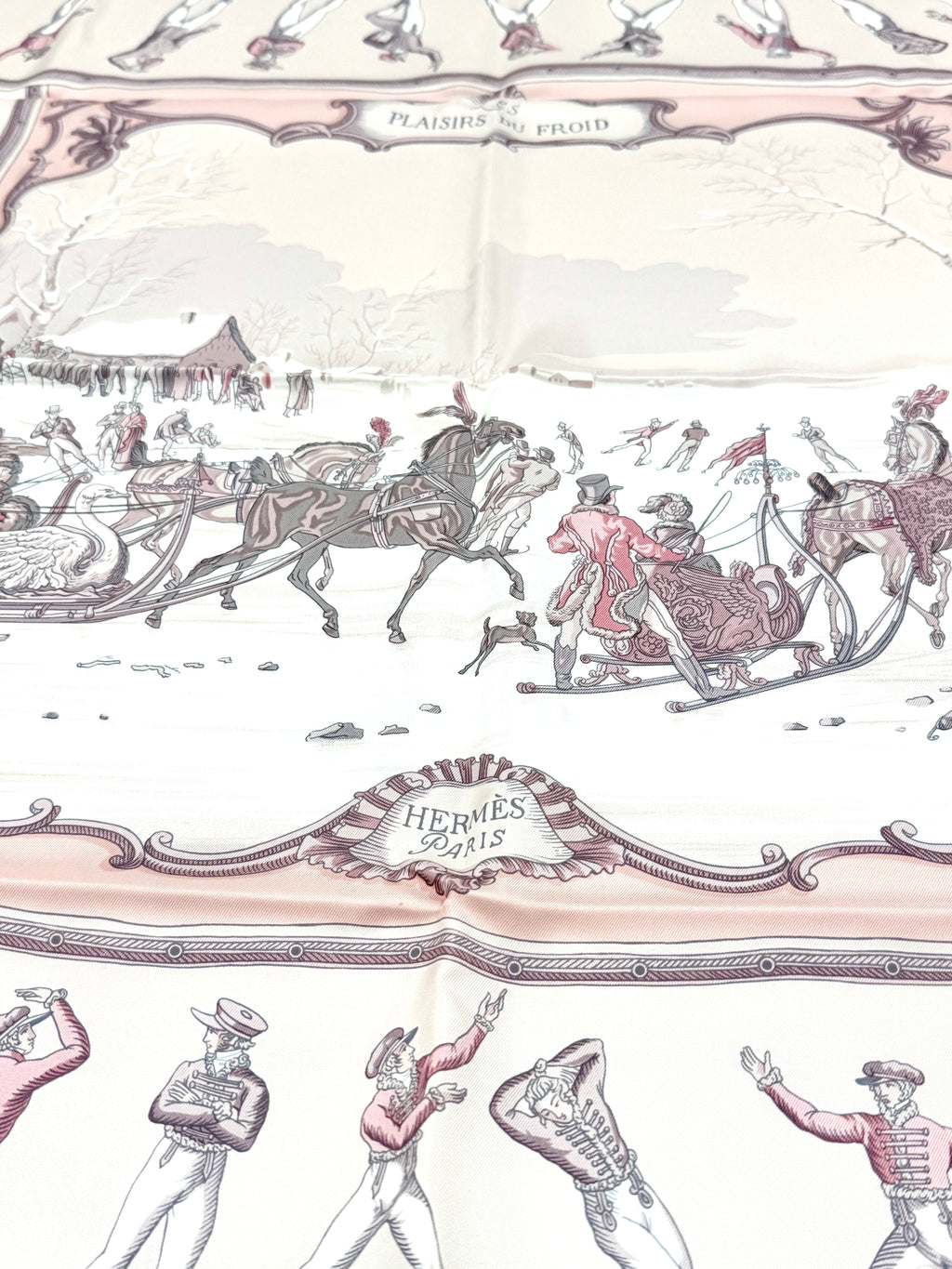 Hermès Plaisirs Du Froid Silk Scarf - Brand New with Box & Tags