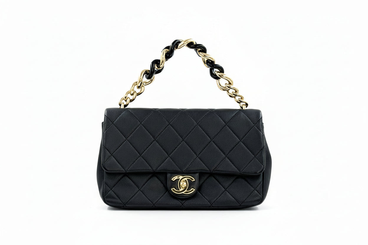 Pre-Owned Chanel Elegant Chain Flap Bag Cruise 2019/20 - Authenticated