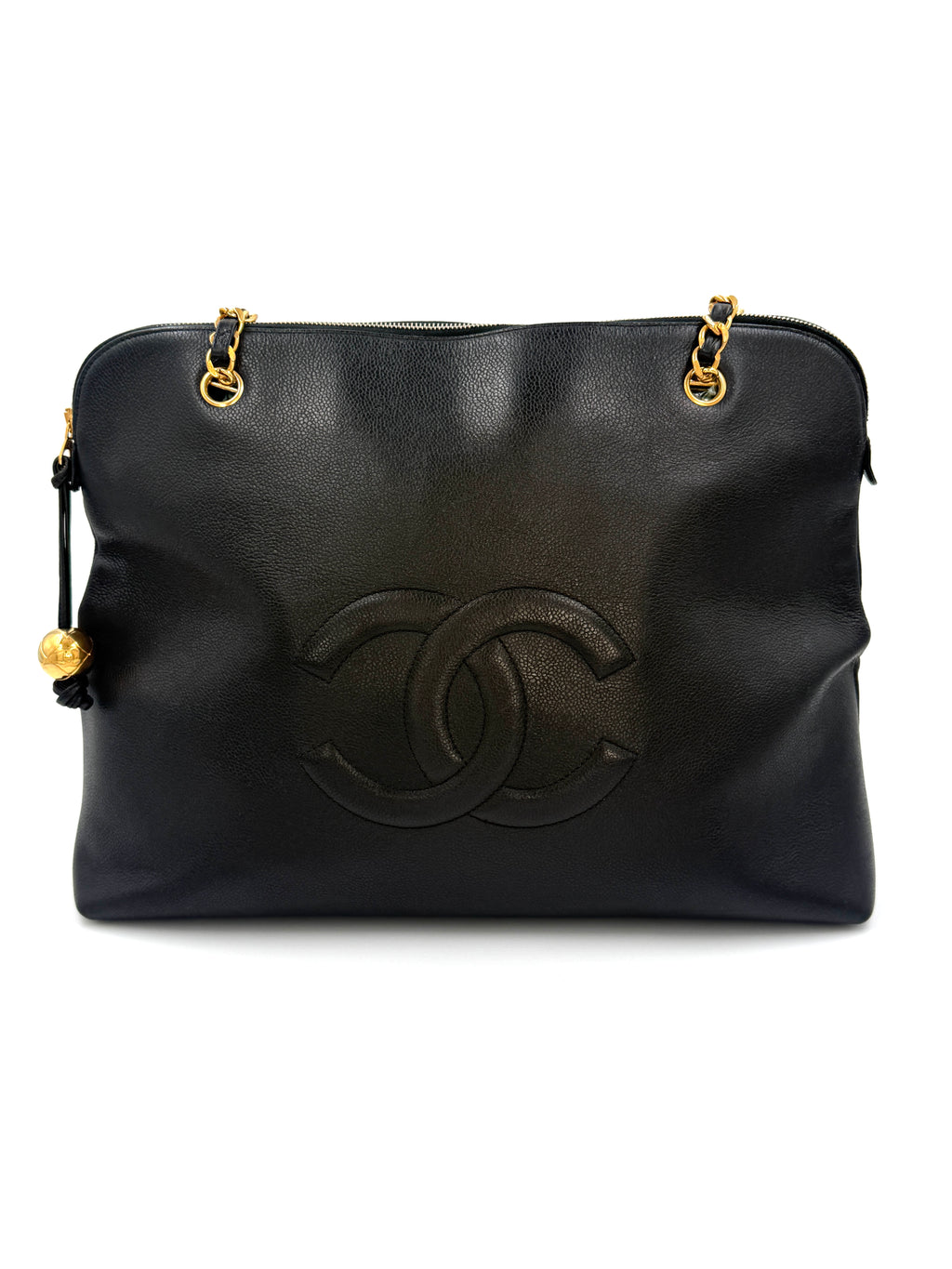 Chanel Caviar Leather CC Shoulder Bag Series 3 1994-1996 - Pre Owned Authentic