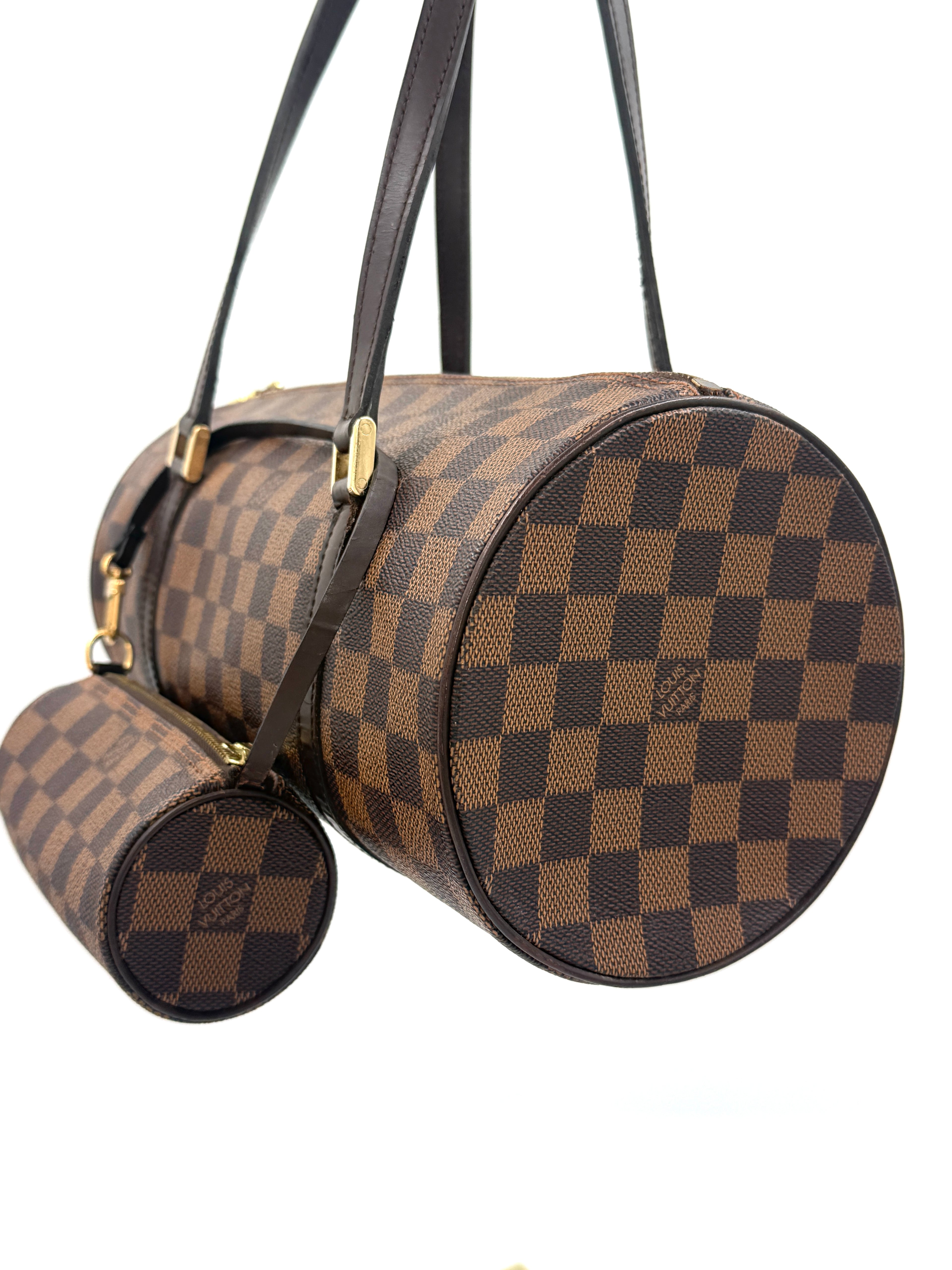 Louis Vuitton Damier Ebene Canvas Papillon and Mini - Revived by Cobbler Concierge - Pre Owned Authentic