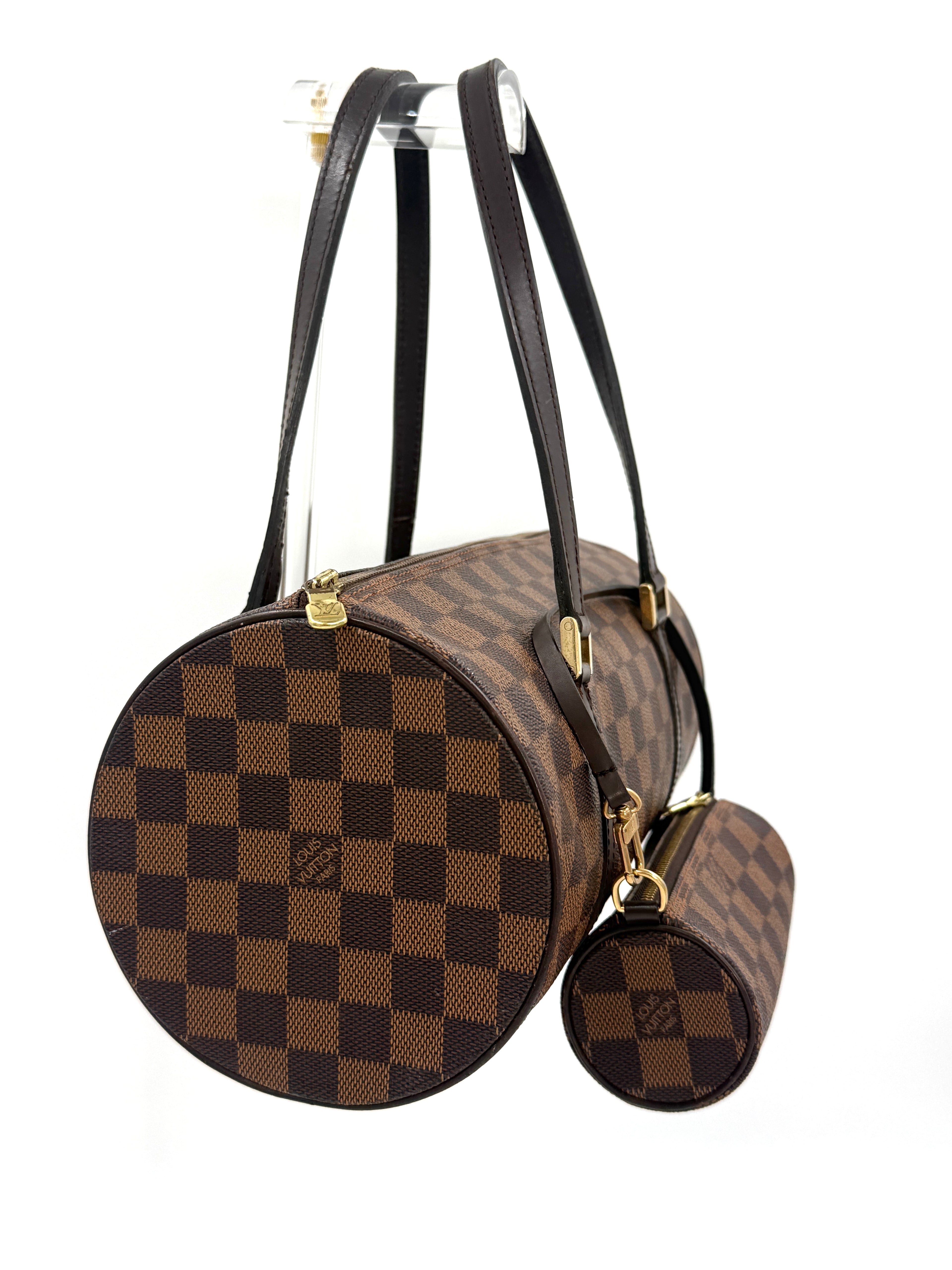 Louis Vuitton Damier Ebene Canvas Papillon and Mini - Revived by Cobbler Concierge - Pre Owned Authentic