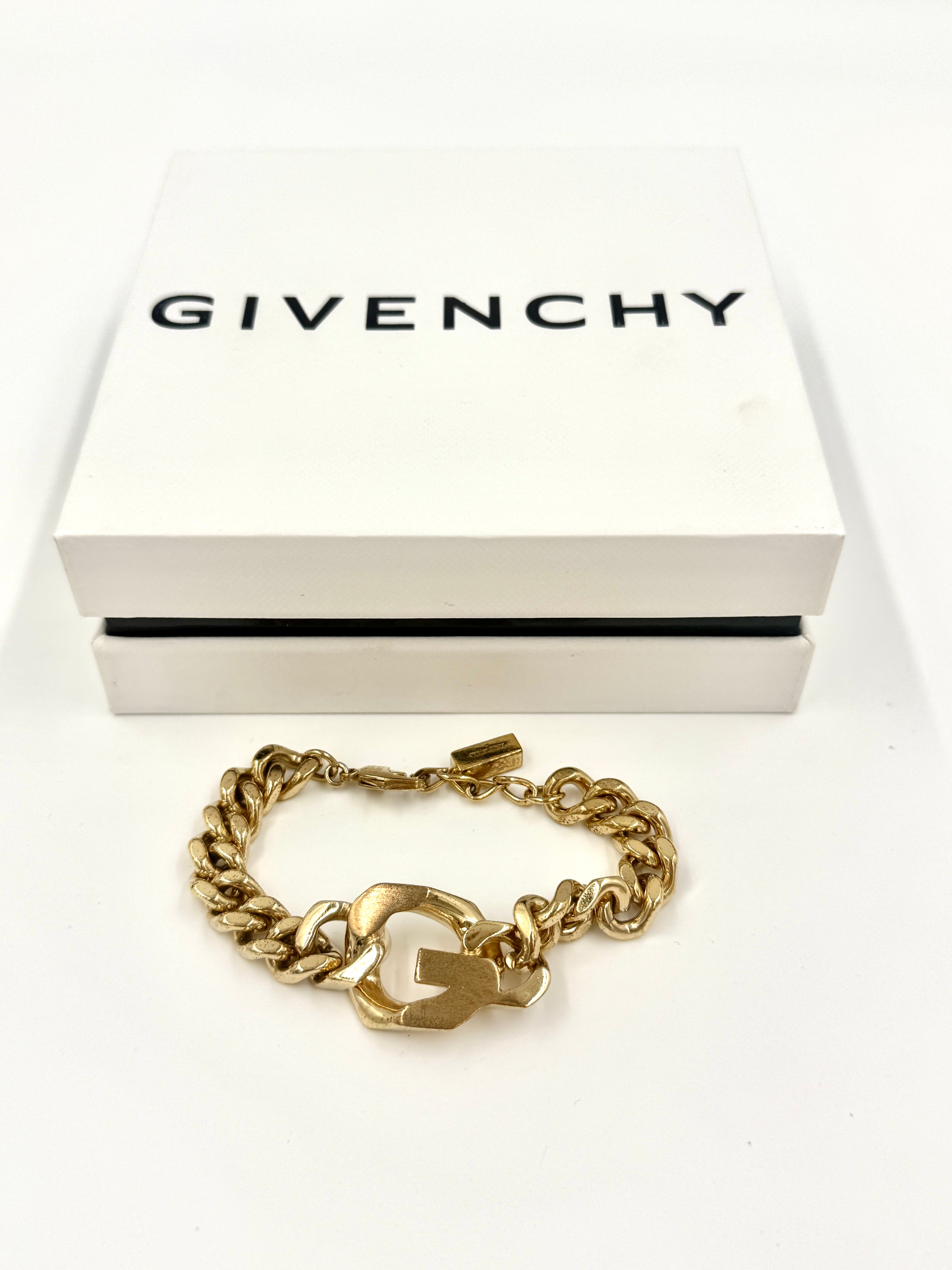 Givenchy G-Chain Large Golden Bracelet - Pre Owned Authentic