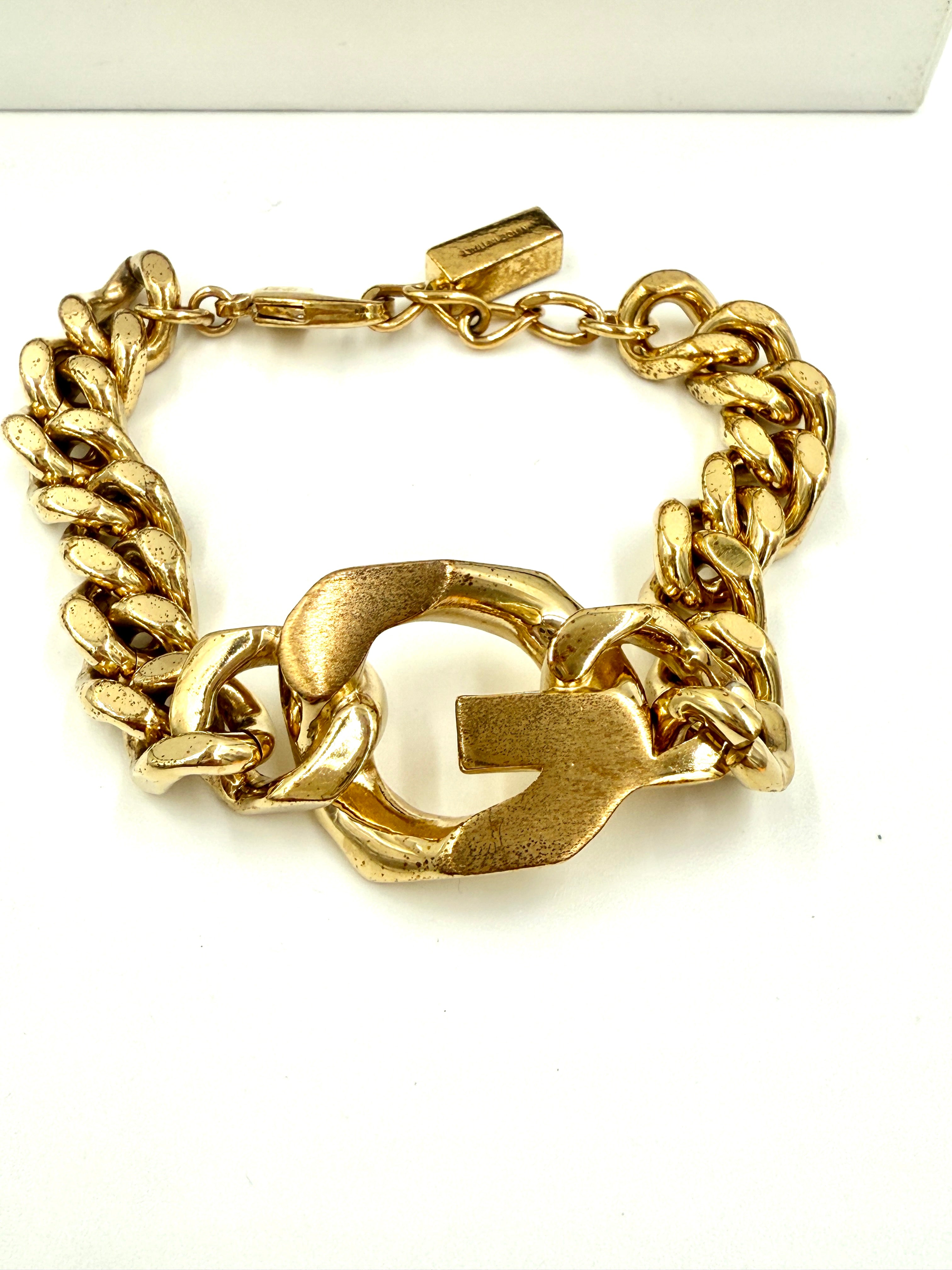 Givenchy G-Chain Large Golden Bracelet - Pre Owned Authentic