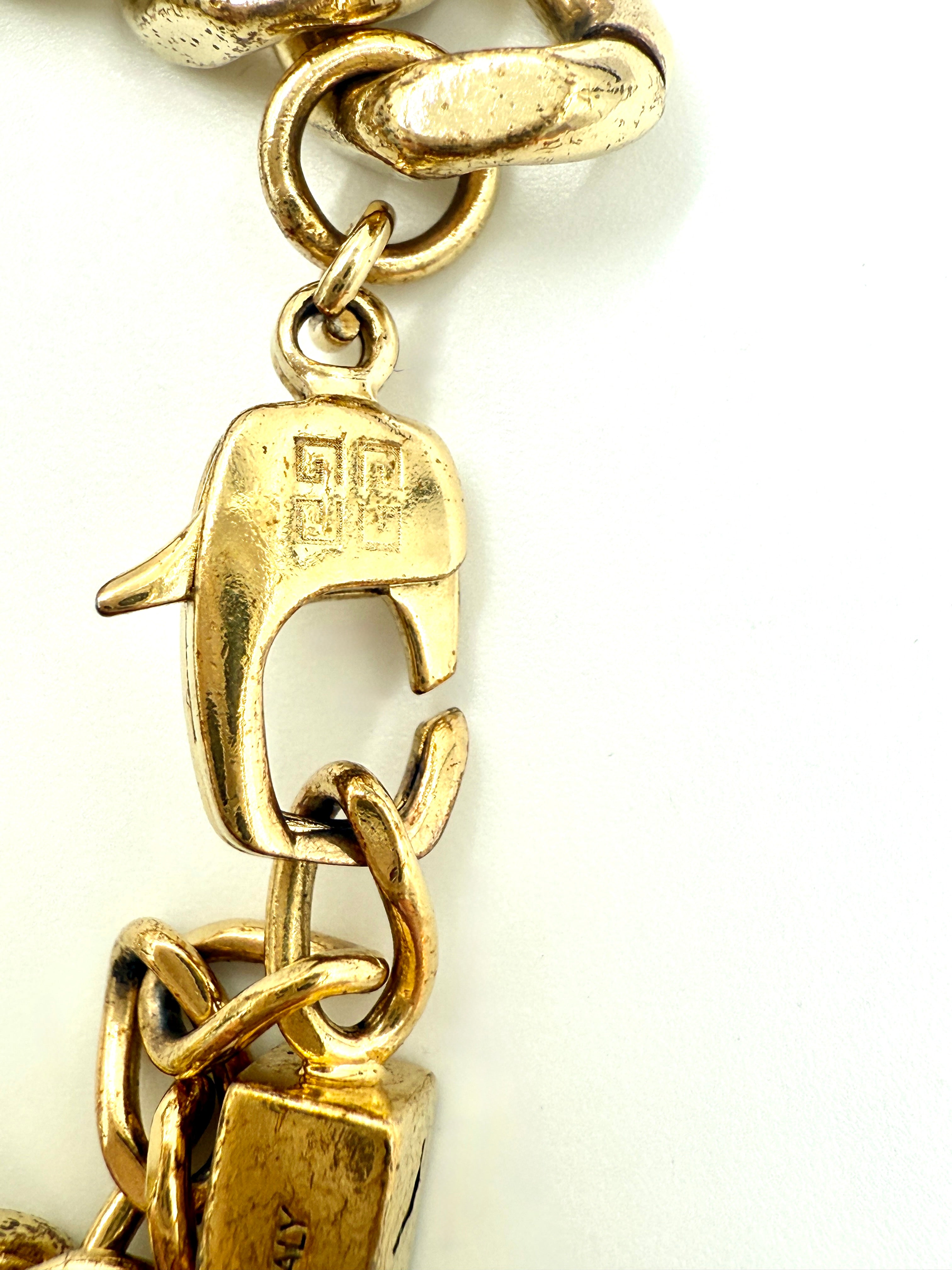 Givenchy G-Chain Large Golden Bracelet - Pre Owned Authentic