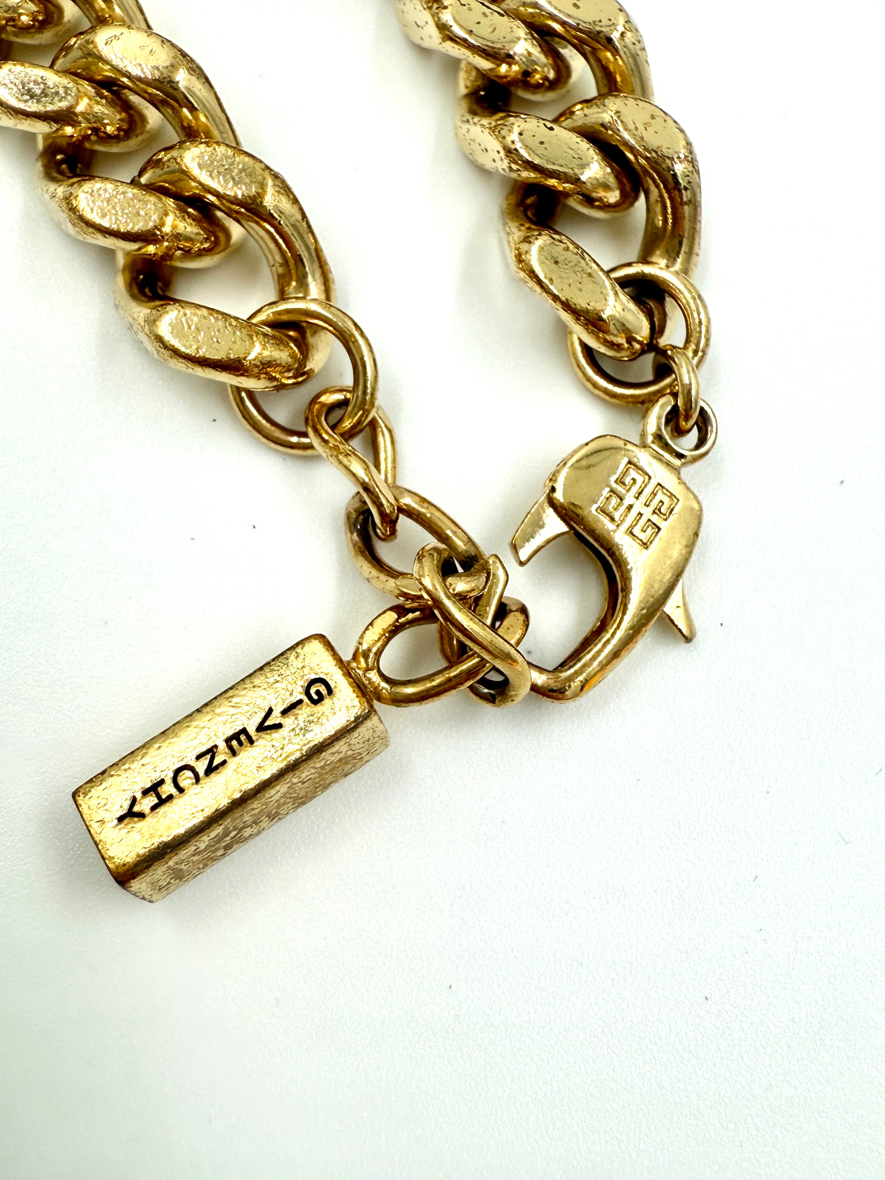 Givenchy G-Chain Large Golden Bracelet - Pre Owned Authentic