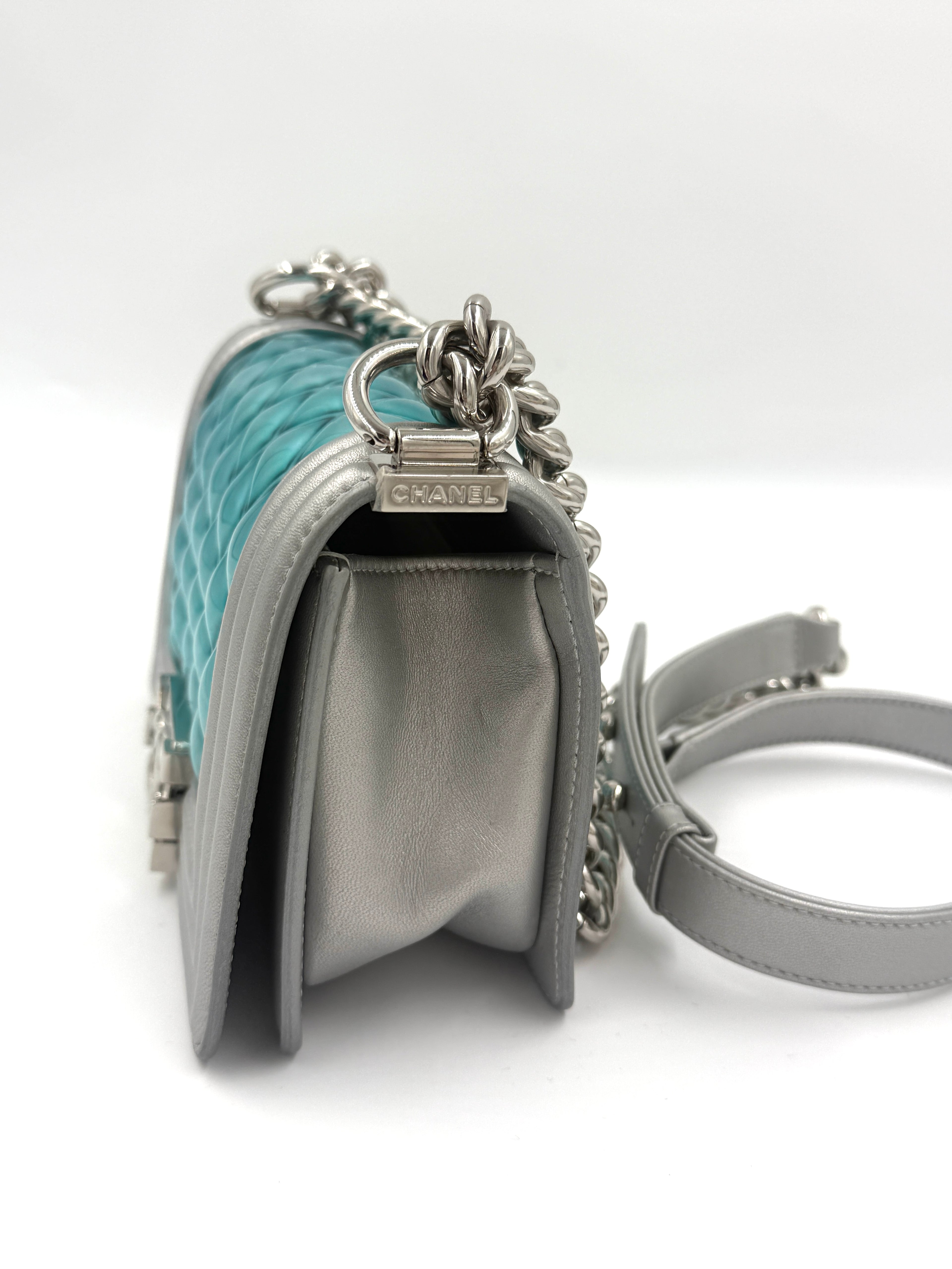 Chanel Small Water Boy Flap Bag - Mermaid Iridescent - Pre Owned Authentic