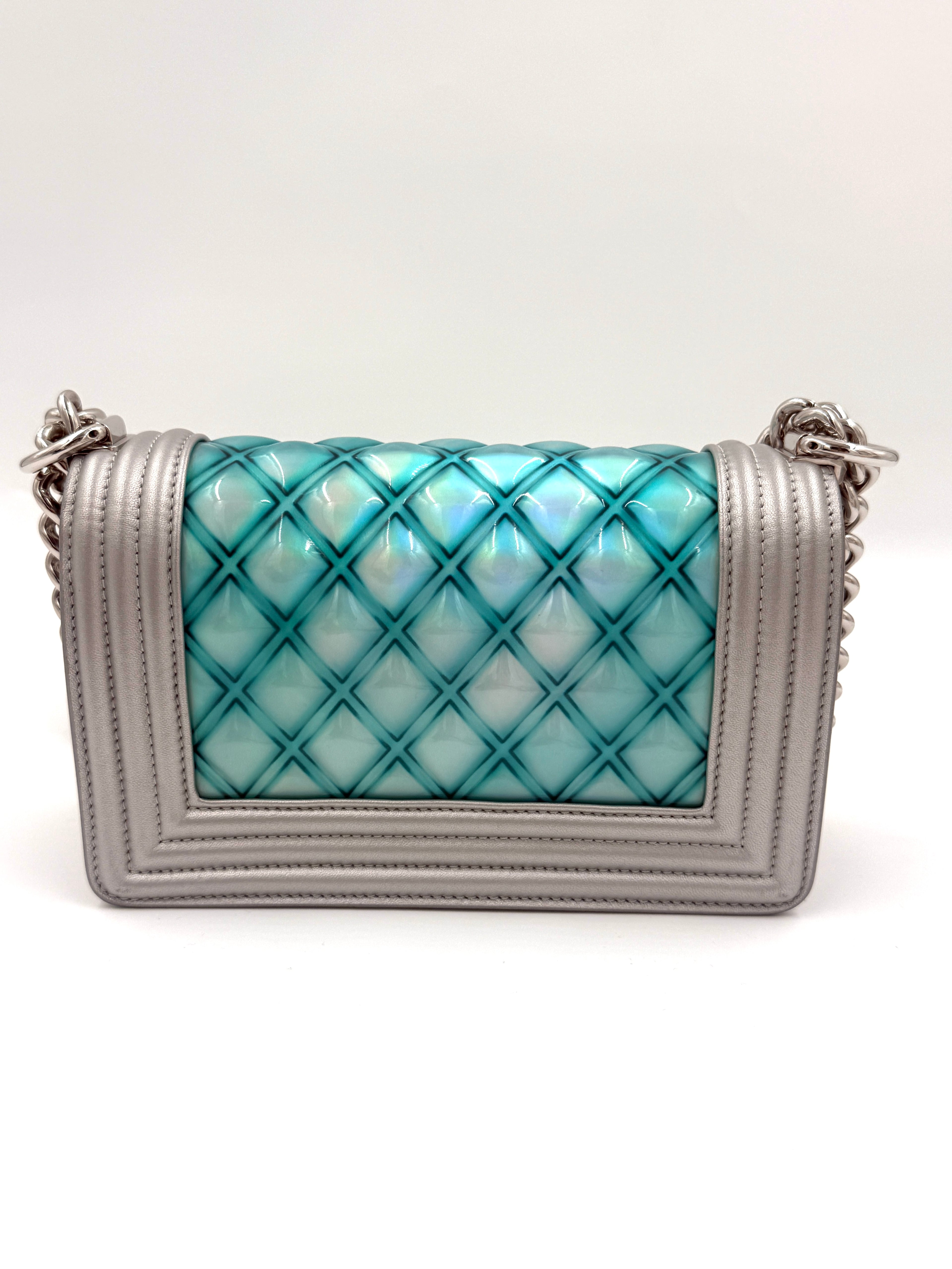 Chanel Small Water Boy Flap Bag - Mermaid Iridescent - Pre Owned Authentic