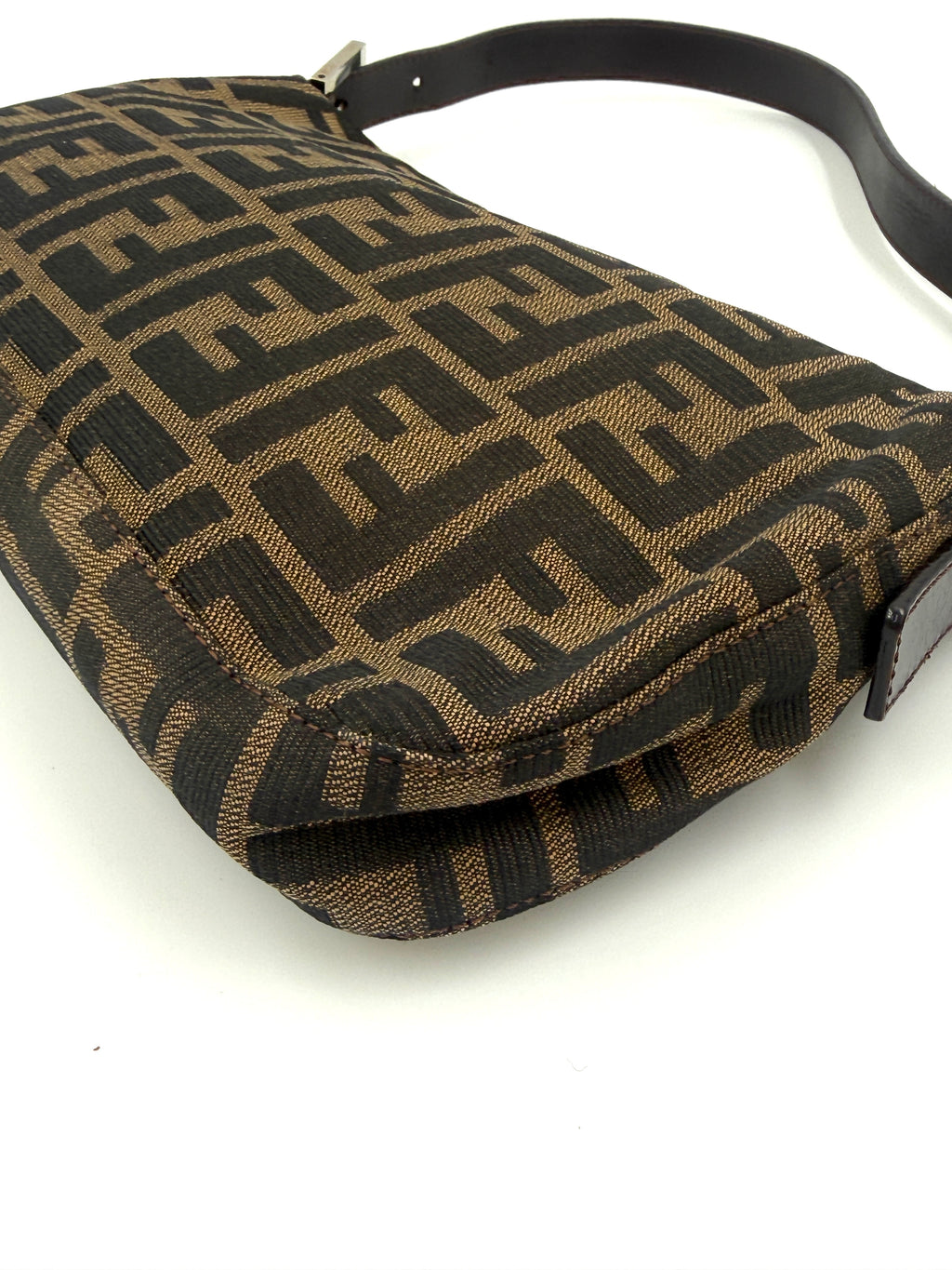 Fendi Baguette Classic Zucca Print Fendi Monogram Pre Owned Authentic