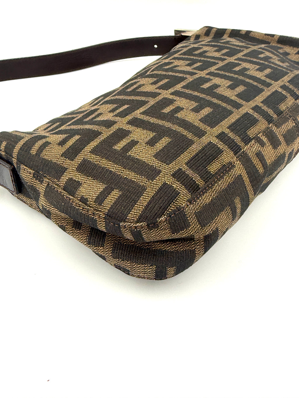 Fendi Baguette Classic Zucca Print Fendi Monogram Pre Owned Authentic