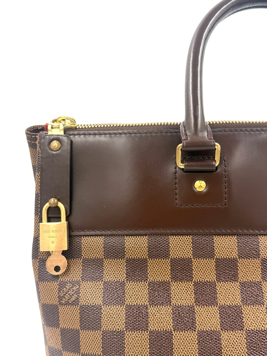 Louis Vuitton Greenwich Bag Damier Ebene - Pre Owned Authentic