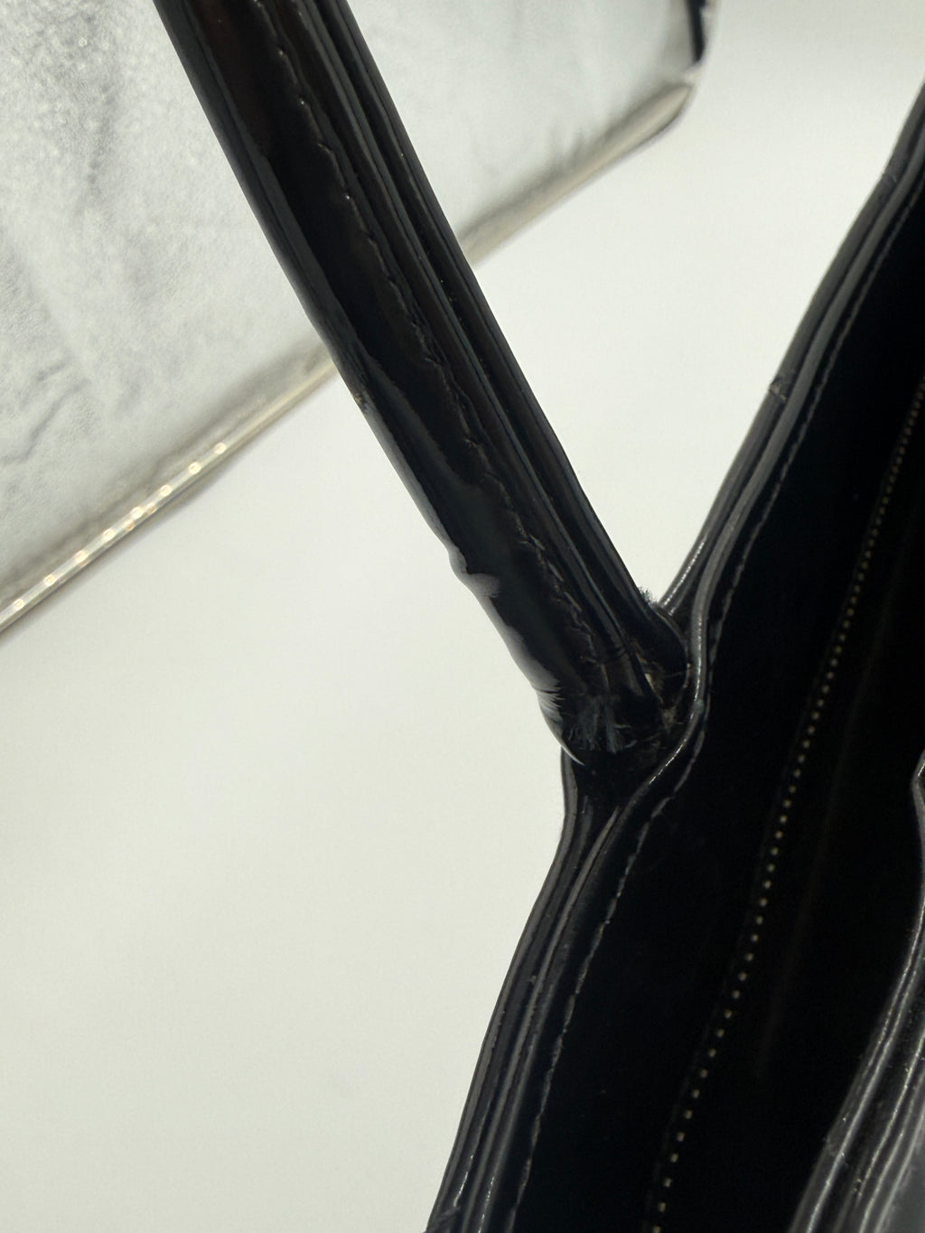 Chanel Black Quilted Patent Leather Medallion Tote Bag with Silver Hardware - Pre Owned Authentic