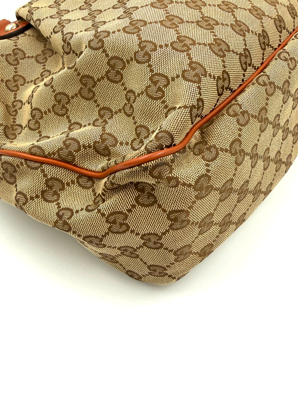 Gucci GG Canvas Sukey Handbag Large - Pre Owned Authentic