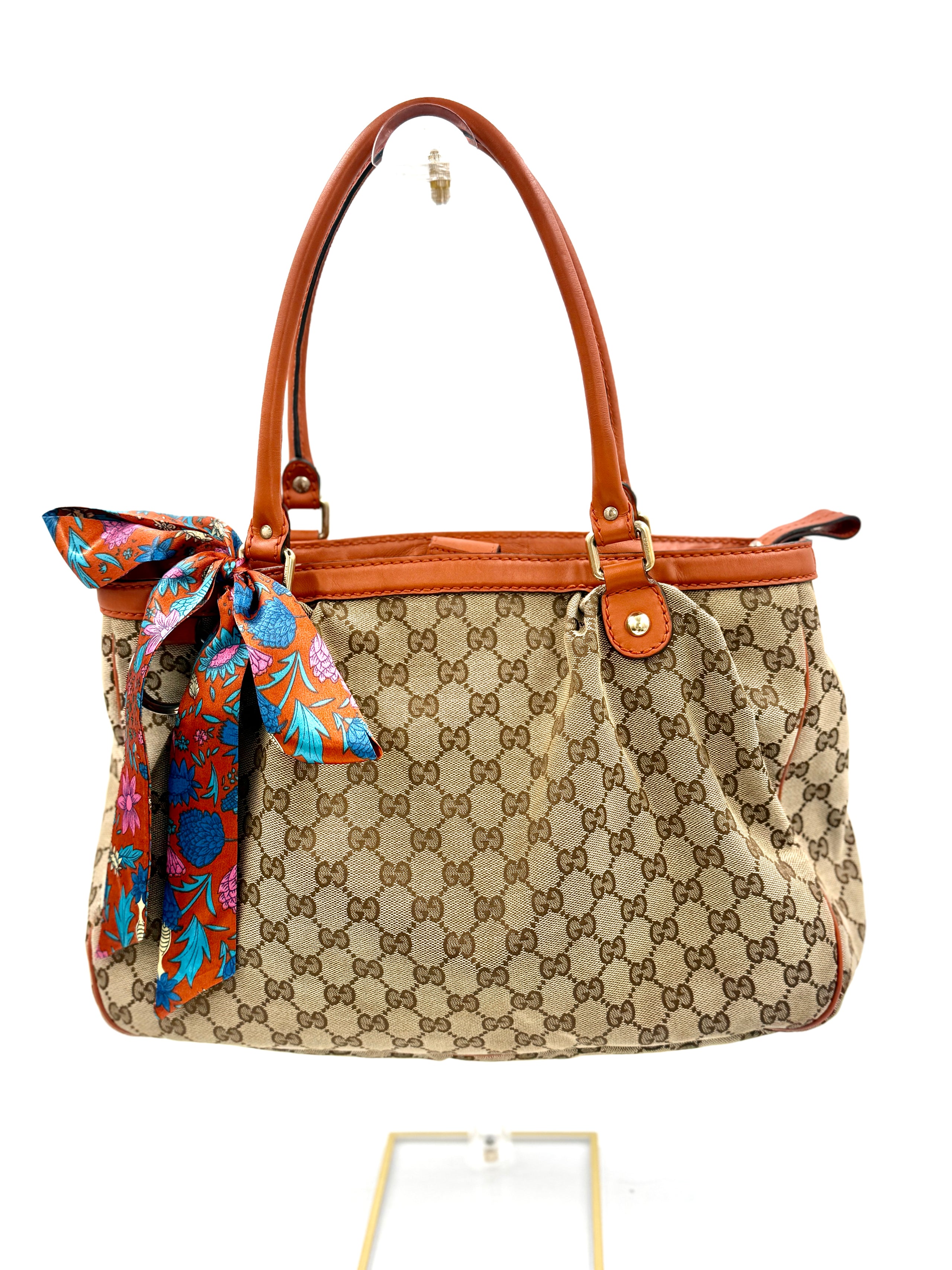 Gucci GG Canvas Sukey Handbag Large - Pre Owned Authentic