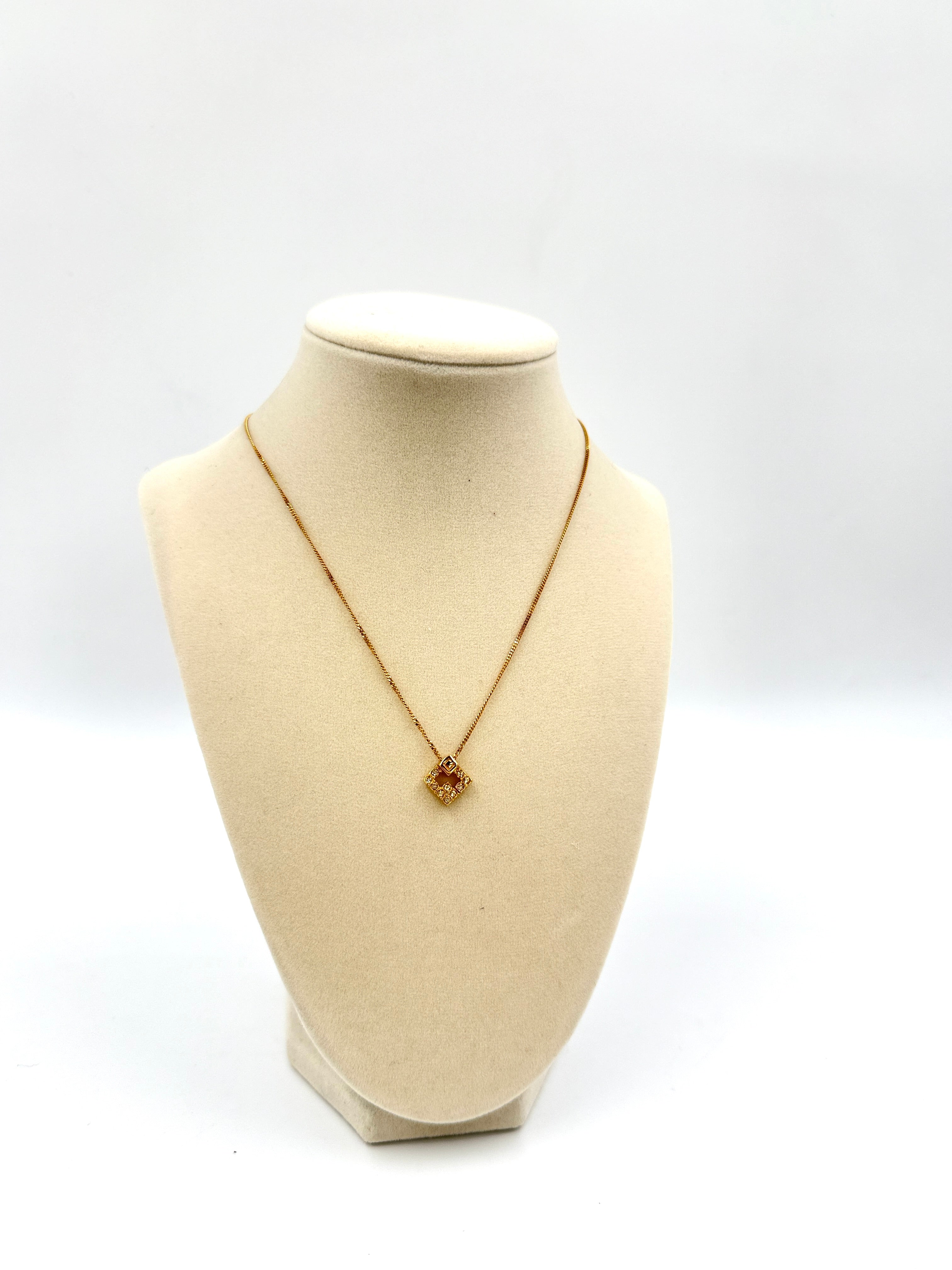 Givenchy Vintage Crystal Pendant Necklace - Pre Owned Authentic