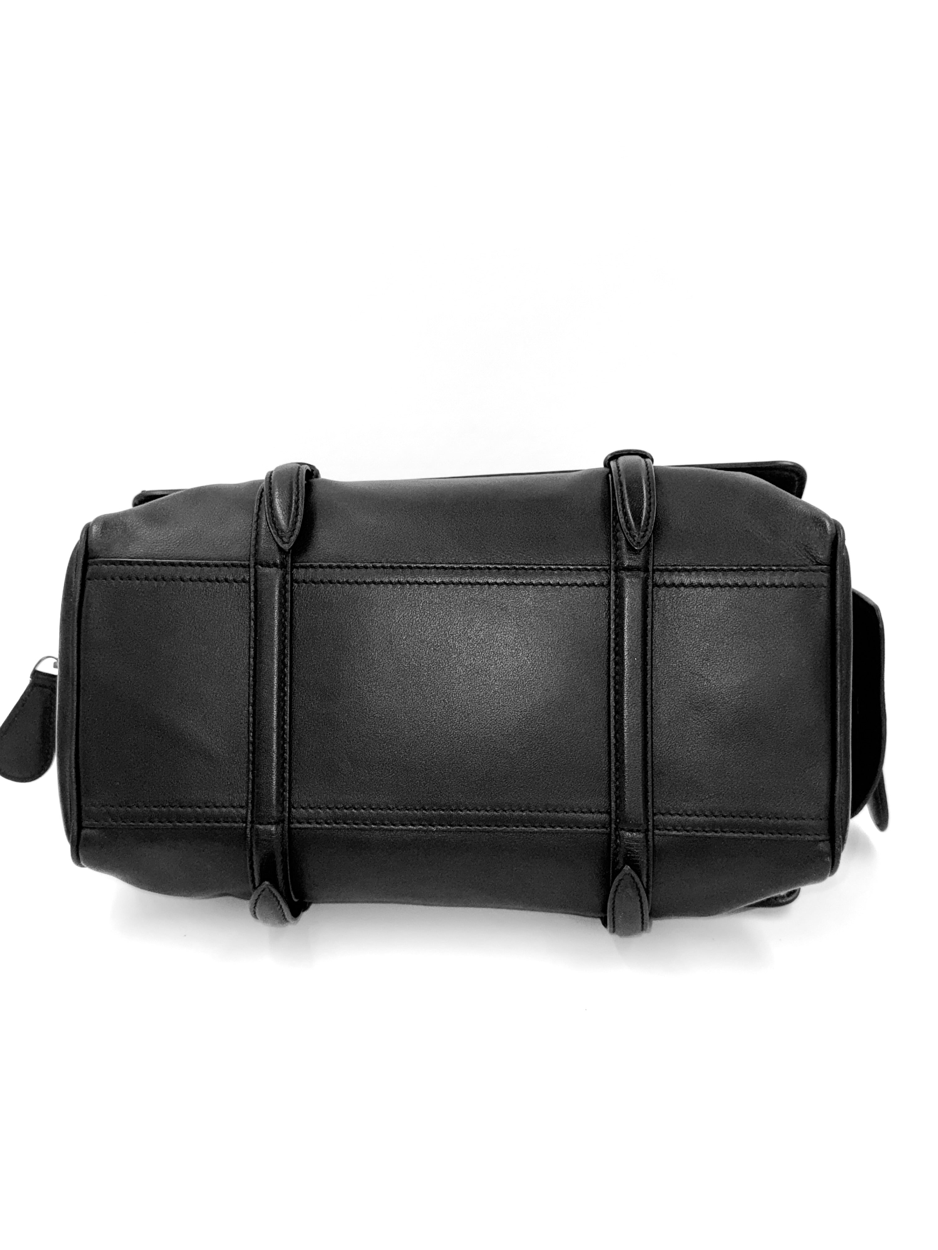 Bottega Veneta Black Intrecciato Woven Nappa Leather Monaco Medium Satchel Bag Pre Owned Authentic