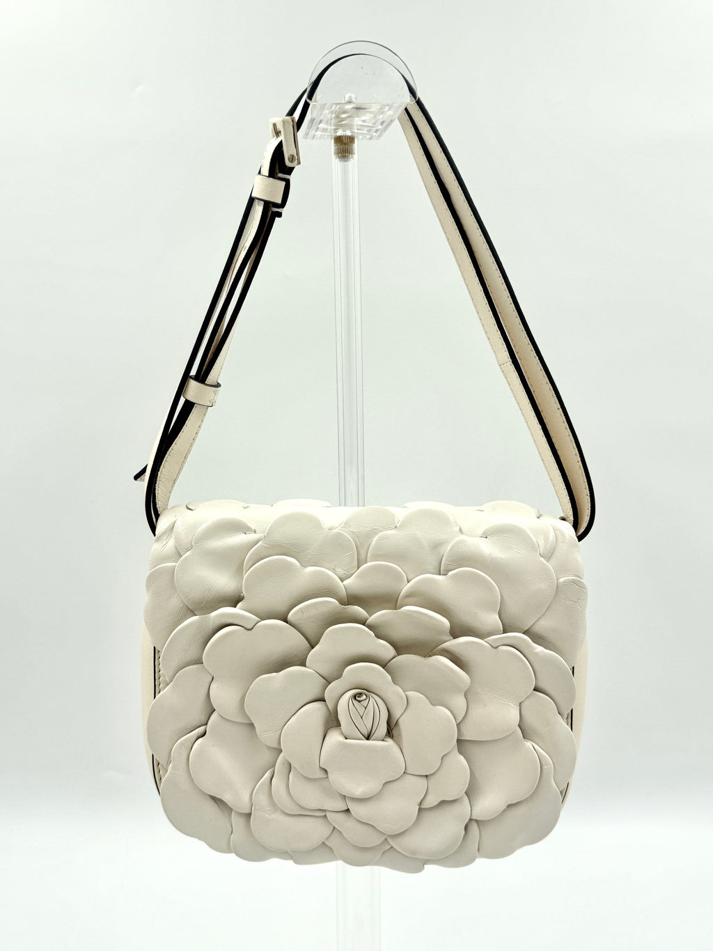 Valentino Ivory Leather 03 Rose Edition Atelier Crossbody/Shoulder Bag Pre Owned Authentic