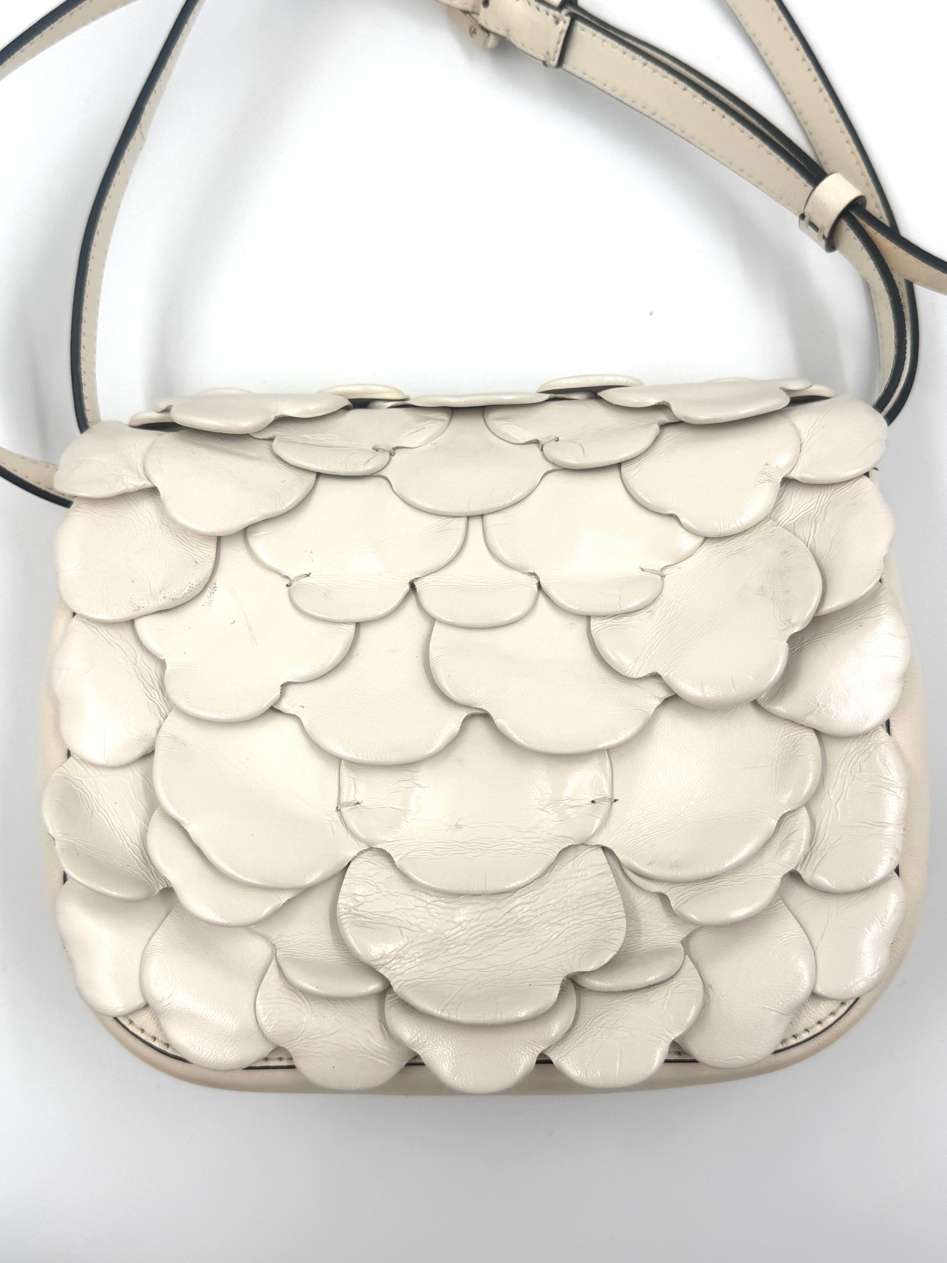 Valentino Ivory Leather 03 Rose Edition Atelier Crossbody/Shoulder Bag Pre Owned Authentic