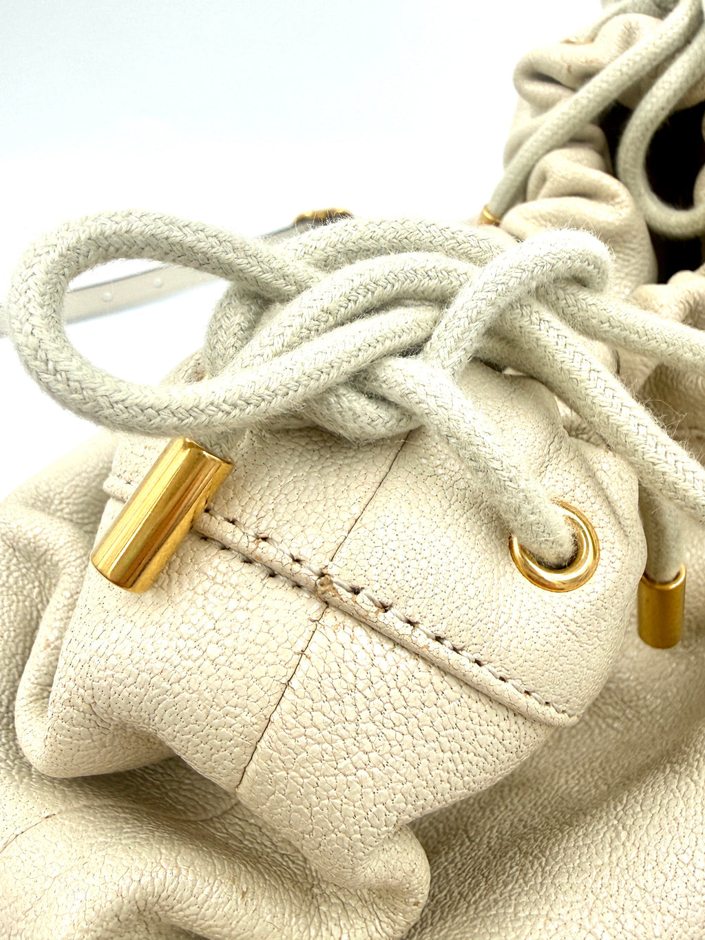 Gucci Leather Horsebit 1955 Bucket Bag with Crossbody Strap Pre Owned Authentic