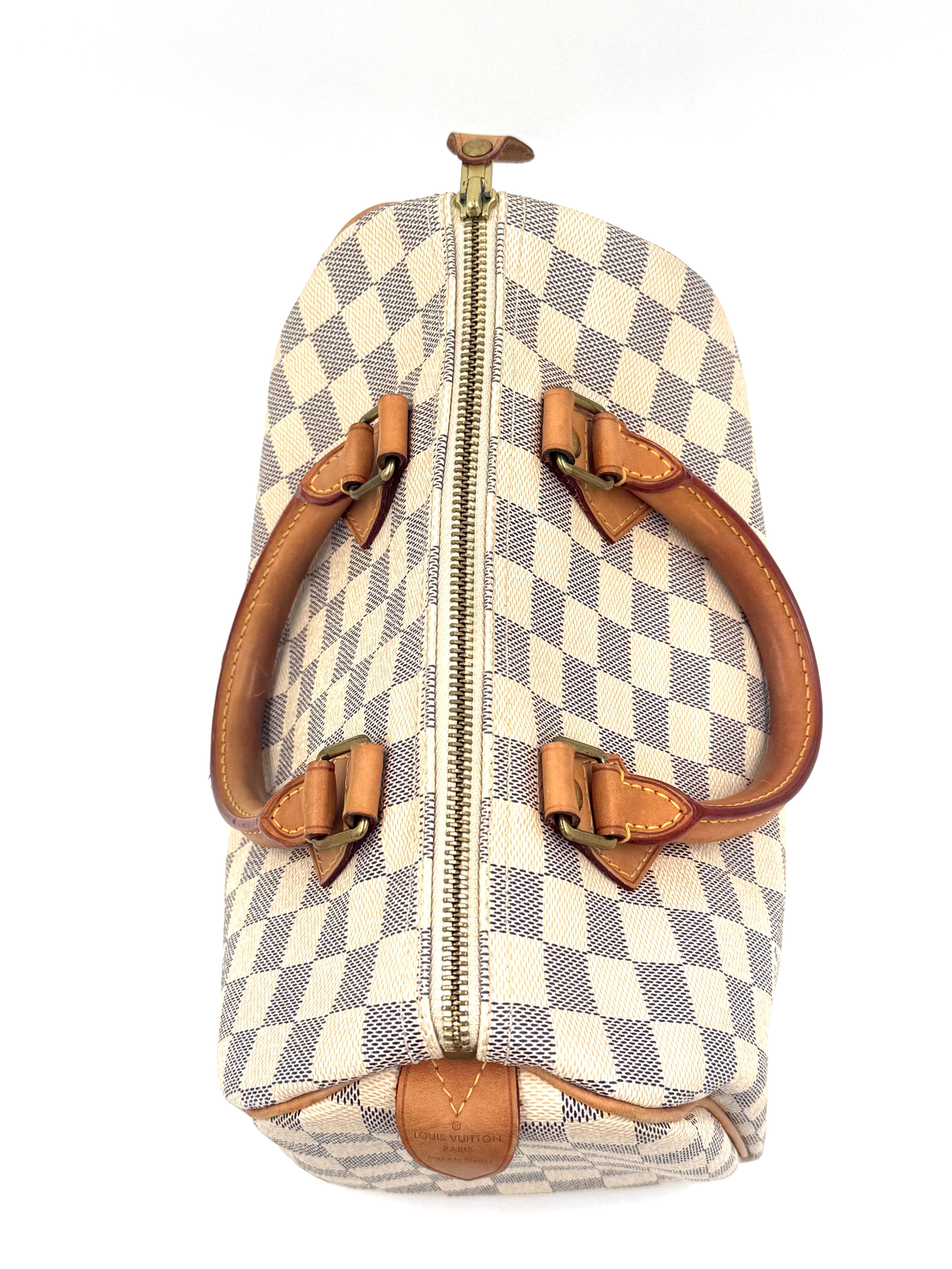 Louis Vuitton Damier Azur Speedy 25 -Pre Owned Authentic