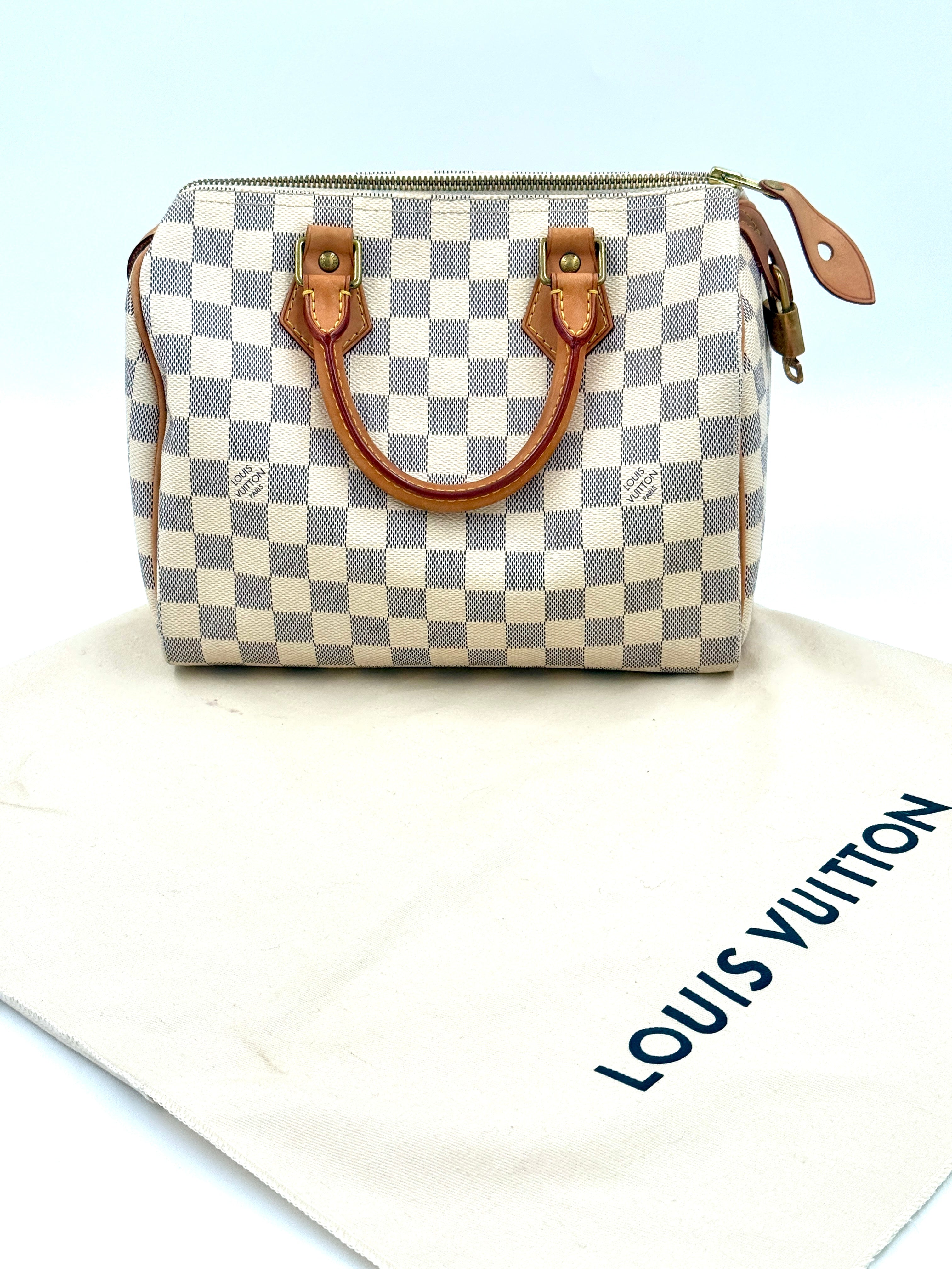 Louis Vuitton Damier Azur Speedy 25 -Pre Owned Authentic