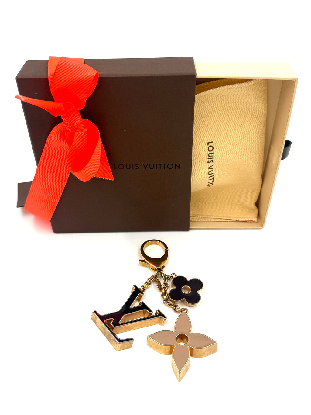 Pre-Owned Louis Vuitton Fleur de Monogram Bag Charm & Key Holder - Authenticated