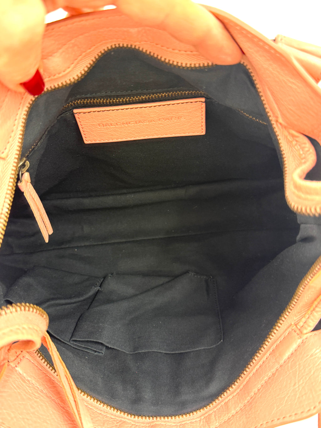 Balenciaga Pink Agneau Classic City Bag Pre Owned Authentic