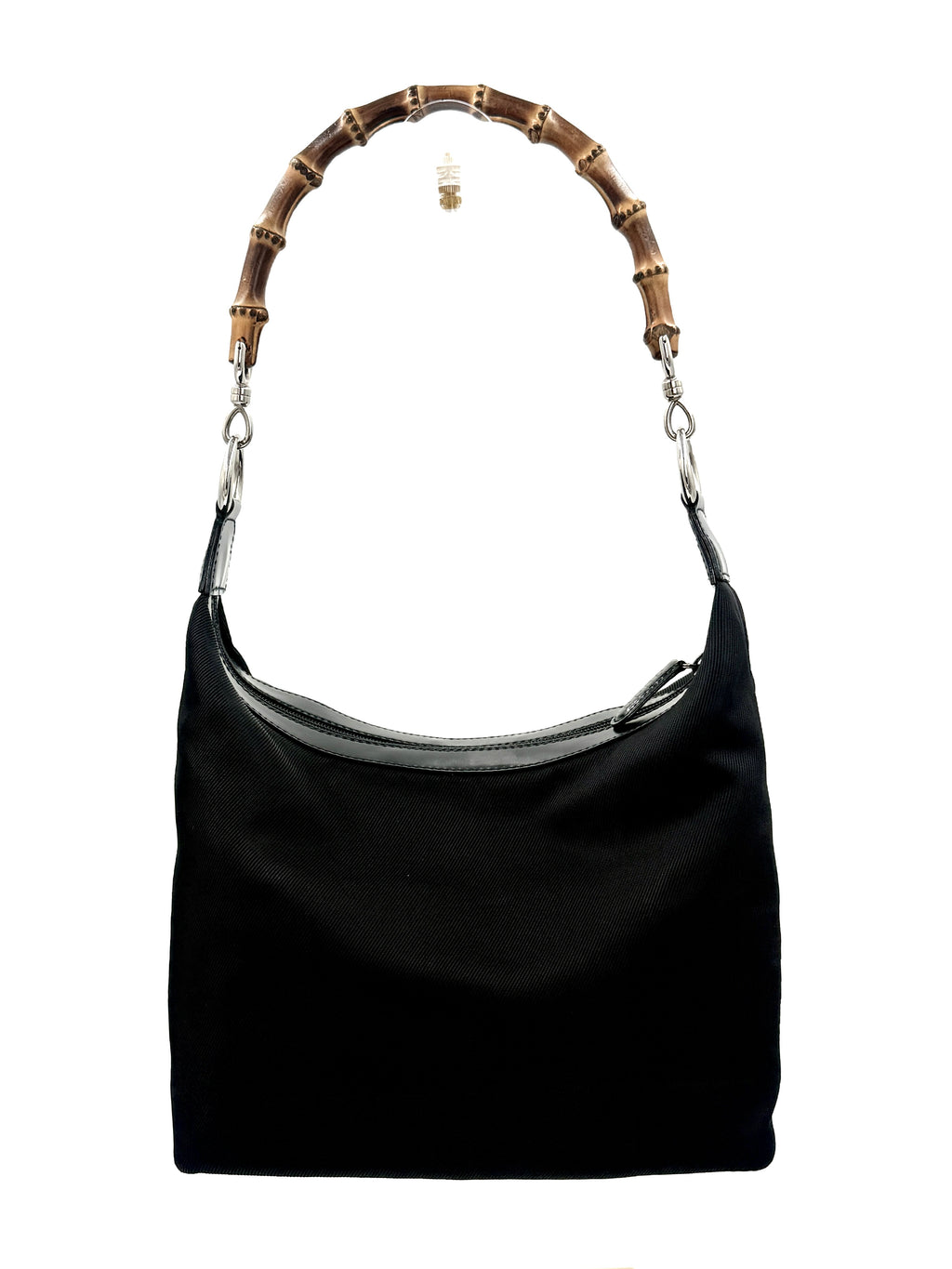 Gucci Vintage Bamboo Handle Shoulder Bag Like New Pre Owned Authentic