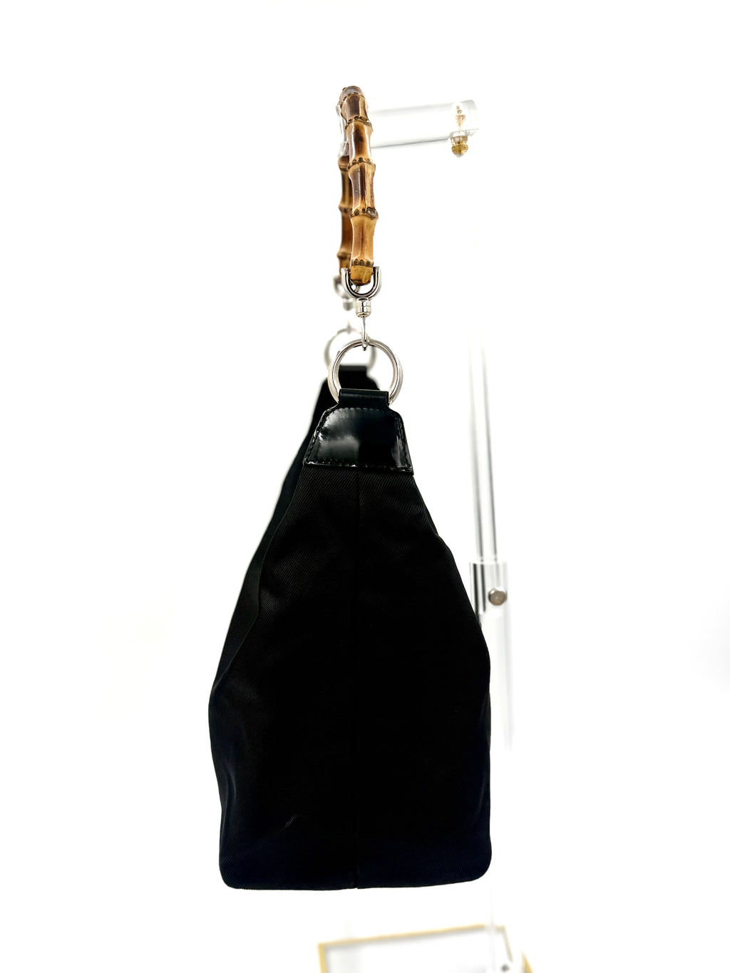 Gucci Vintage Bamboo Handle Shoulder Bag Like New Pre Owned Authentic