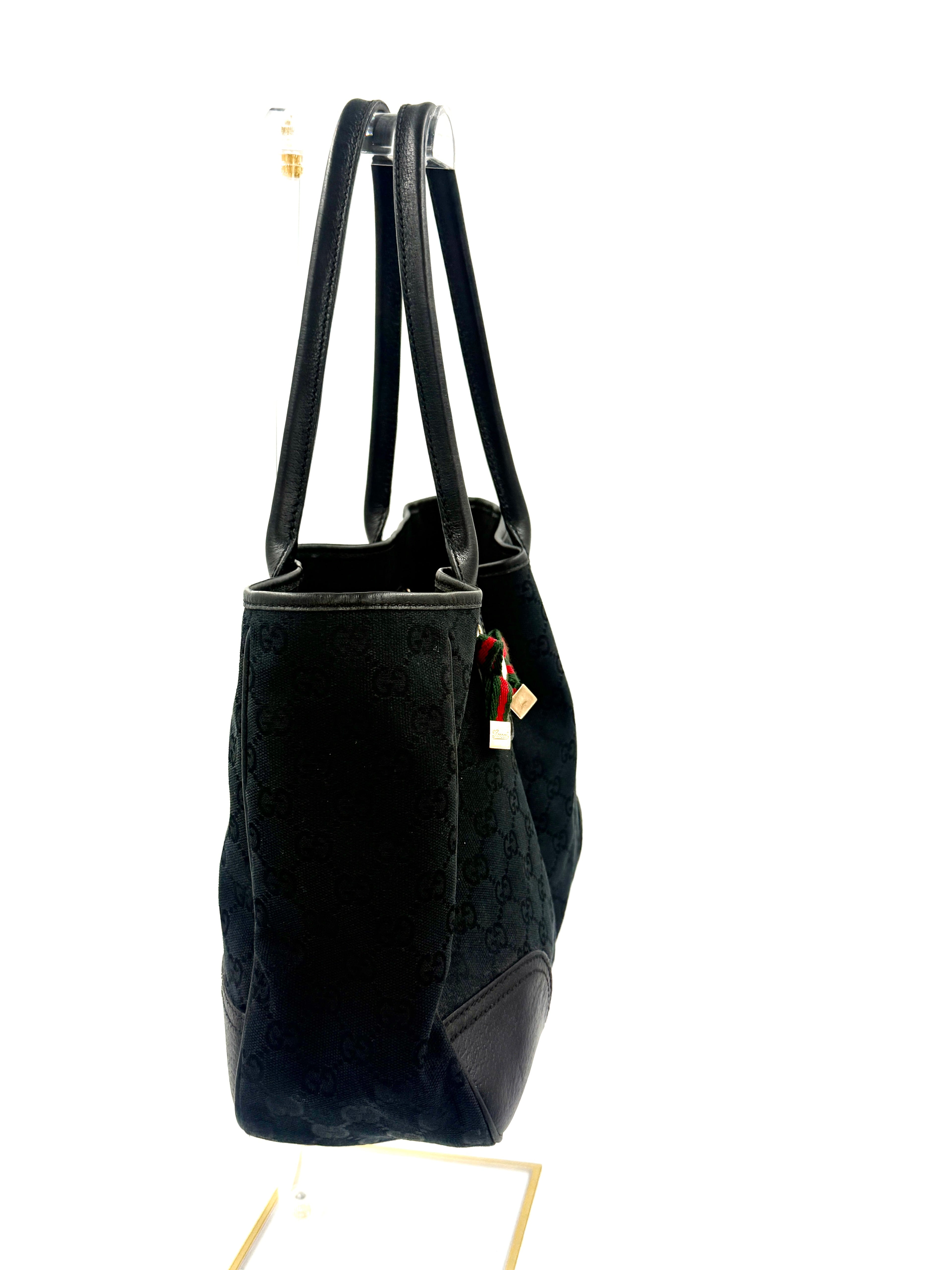 Pre-Owned Gucci Monogram Medium Princy Tote Black - Authenticated