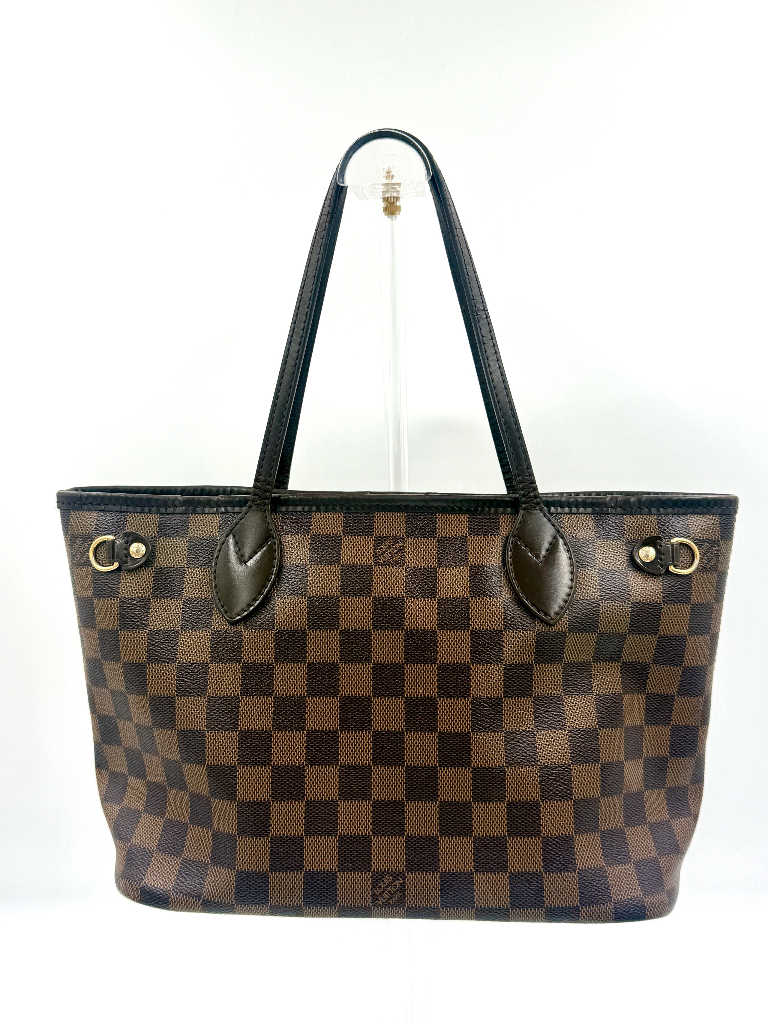 Louis Vuitton Neverfull PM Damier Ebene Pre Owned Authentic