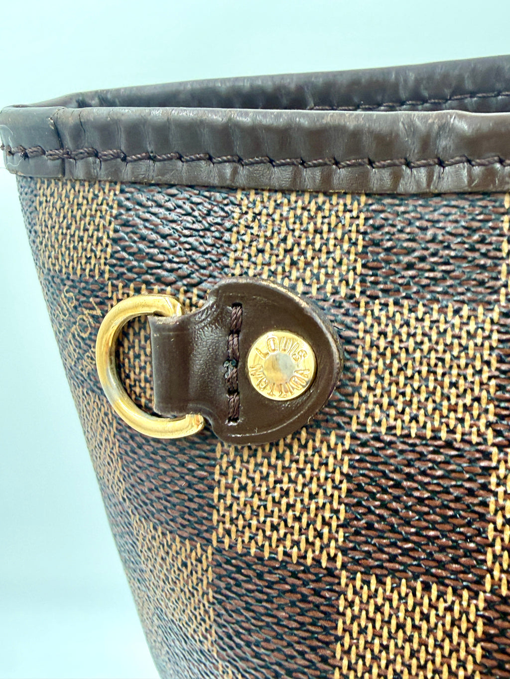 Louis Vuitton Neverfull PM Damier Ebene Pre Owned Authentic