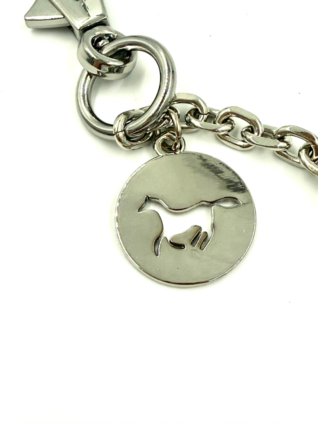 Pre-Owned Hermès Breloque Olga Bag Charm Palladium - Authenticated