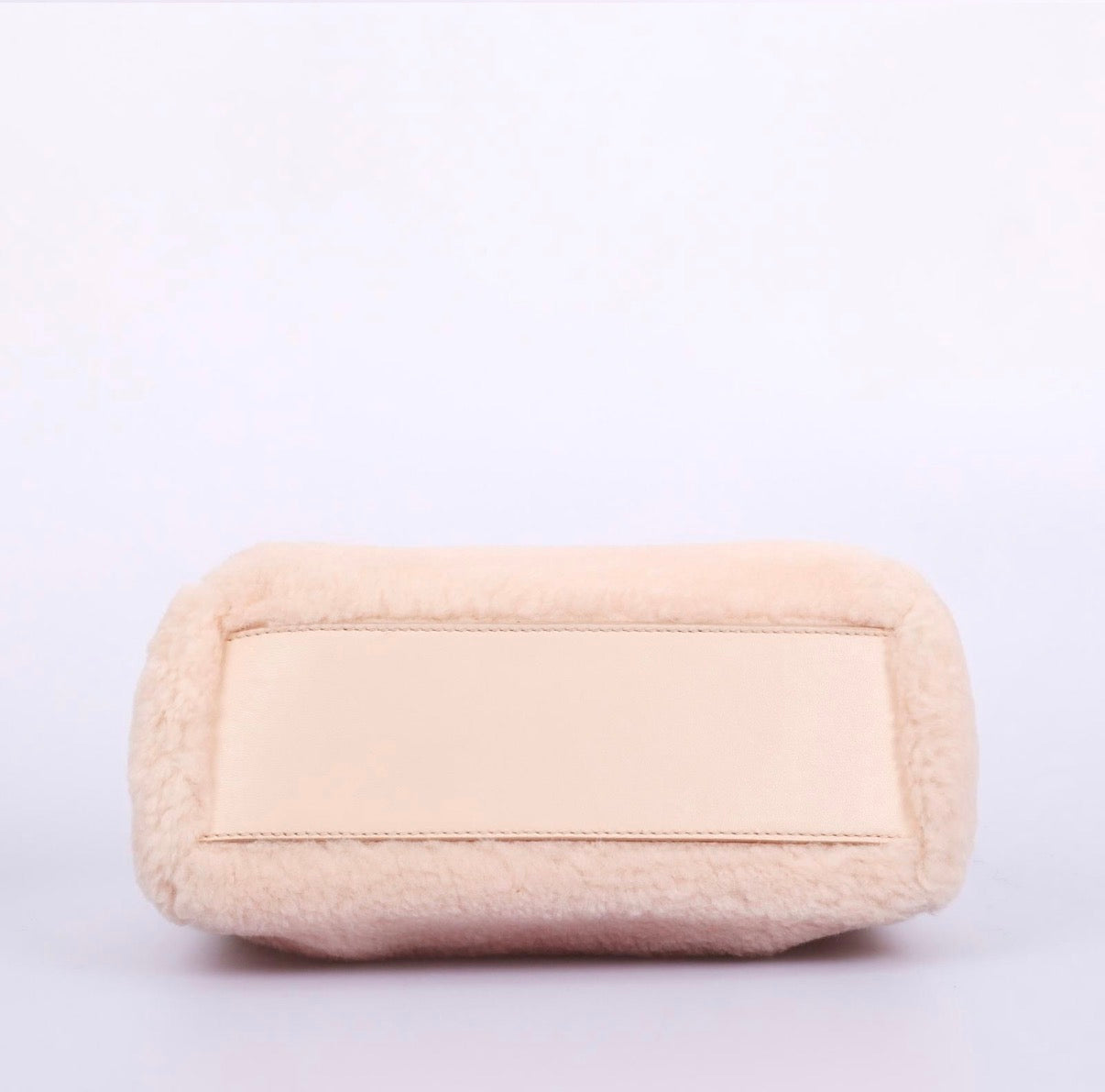 Pre-Owned Fendi Shearling Pink Mini Peekaboo Bag - Authenticated