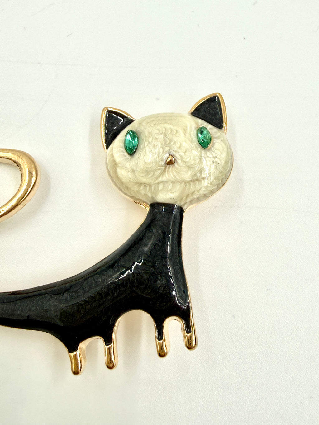 Pre-Owned Unbranded Whimsical Cat Brooch Pin