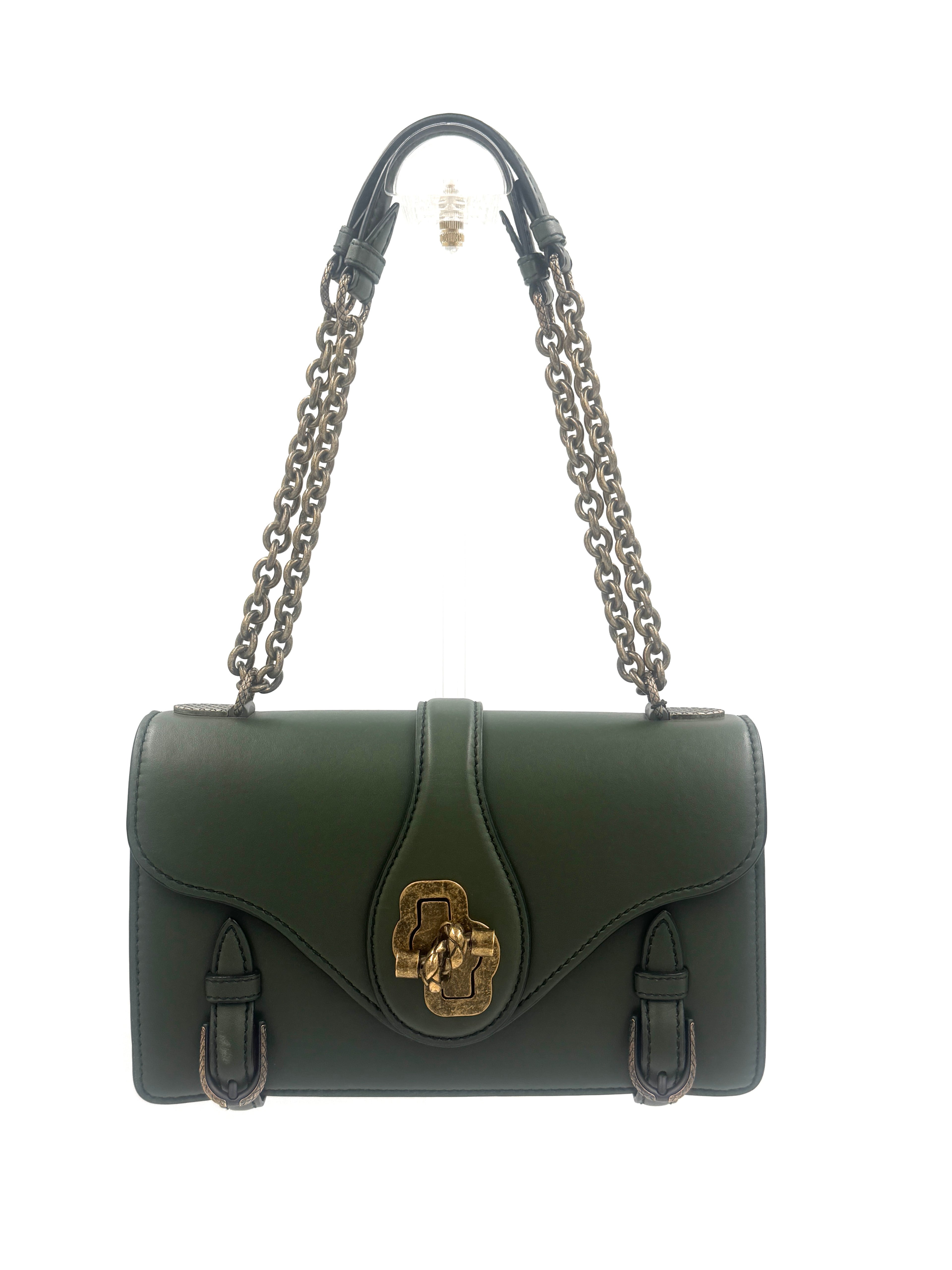 Pre-owned Bottega Veneta Green City Knot Bag - Authenticated