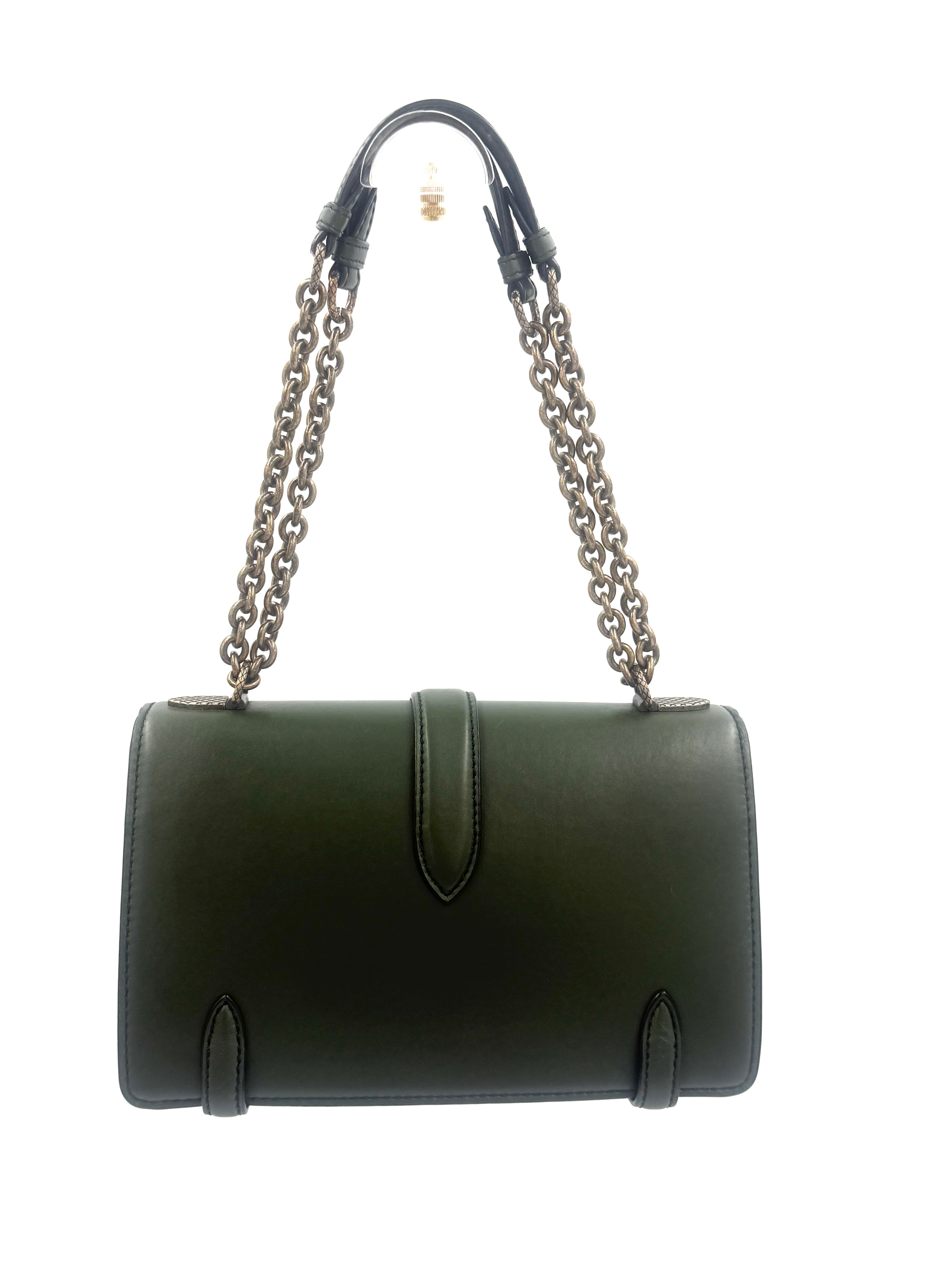 Pre-owned Bottega Veneta Green City Knot Bag - Authenticated