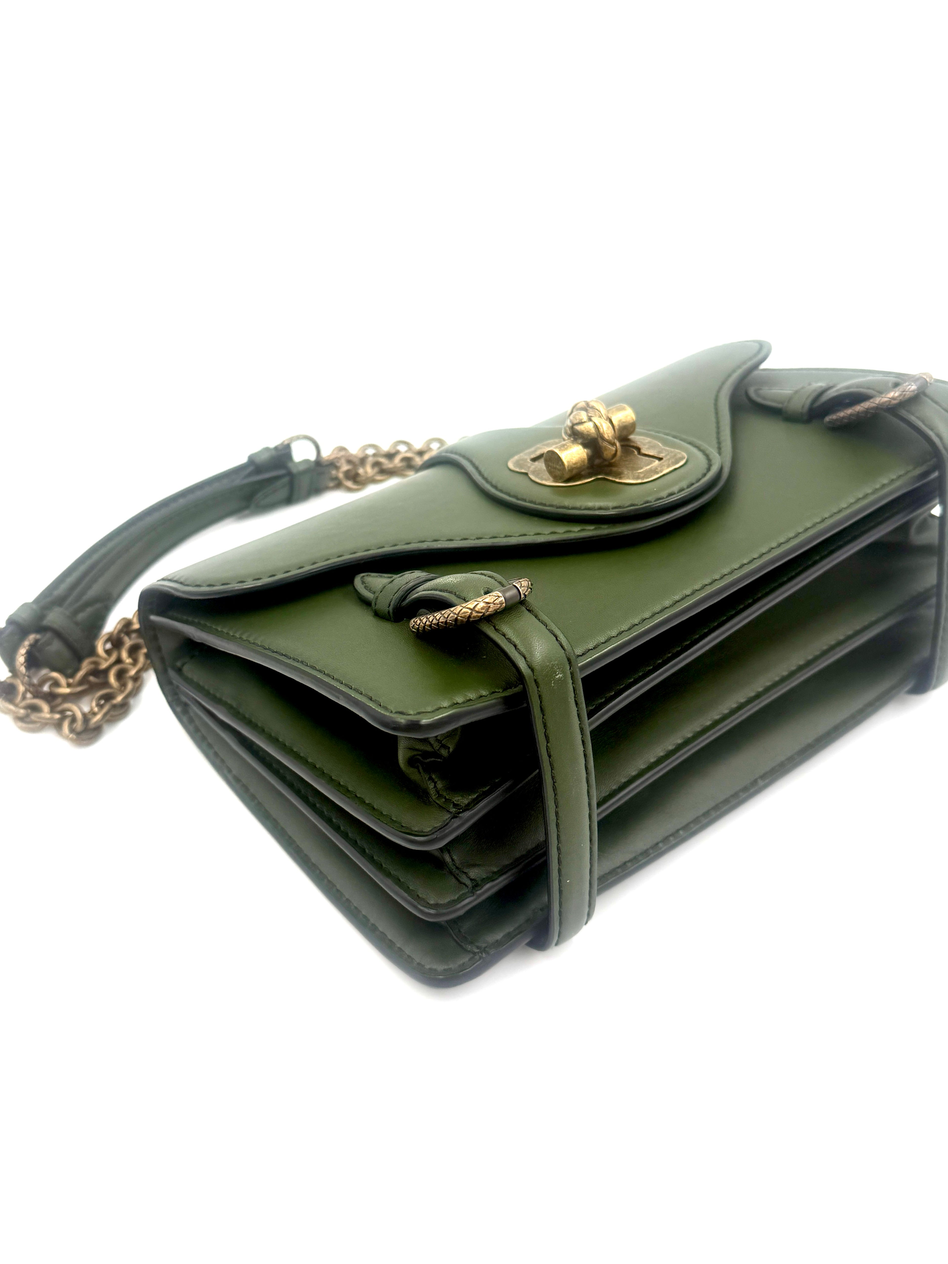 Pre-owned Bottega Veneta Green City Knot Bag - Authenticated