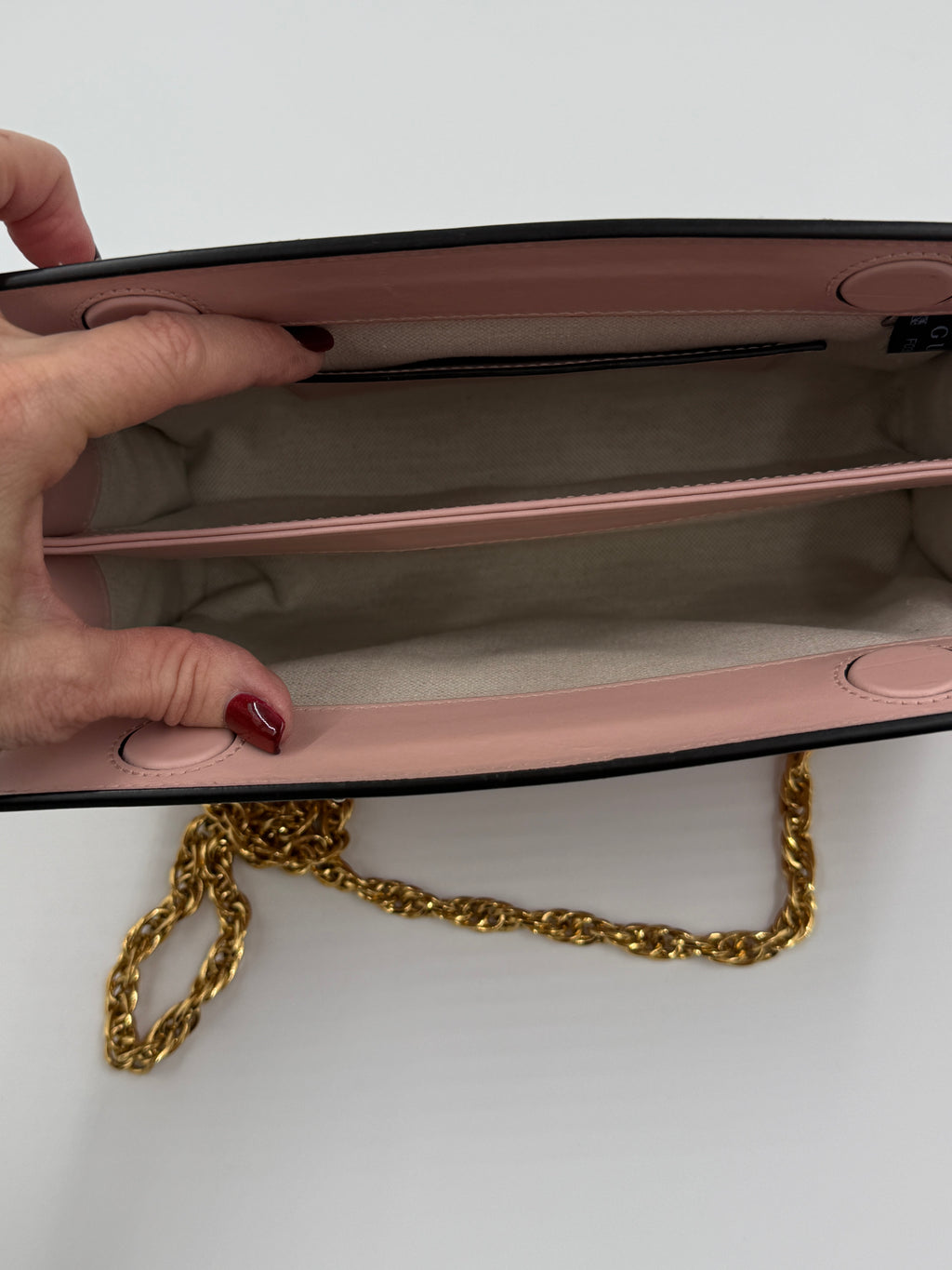 Pre-Owned GUCCI Calfskin GG Matelasse  Bag Perfect Pink Natural - Authenticated