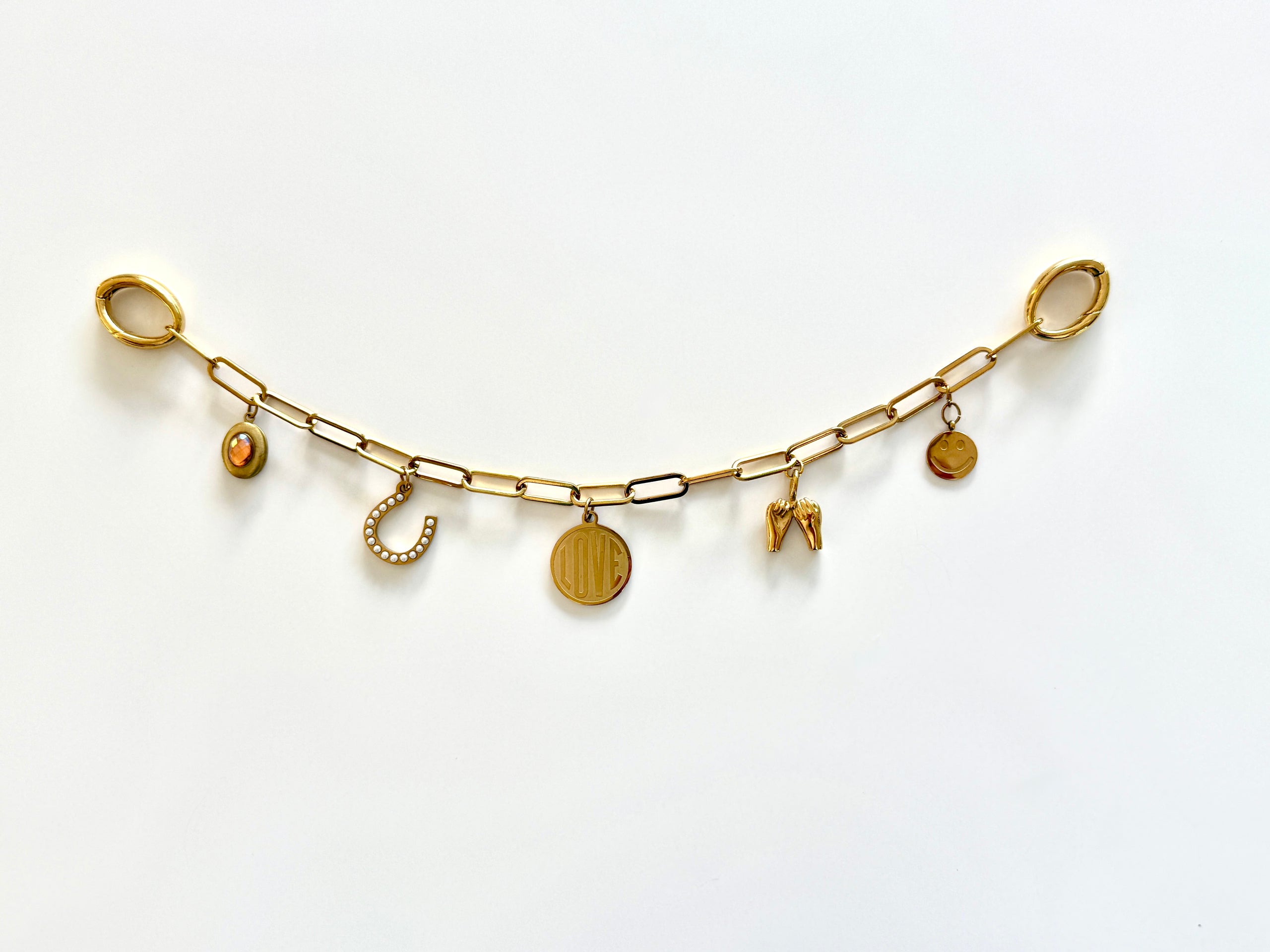 Bag Chain Charm with New and Vintage Charms