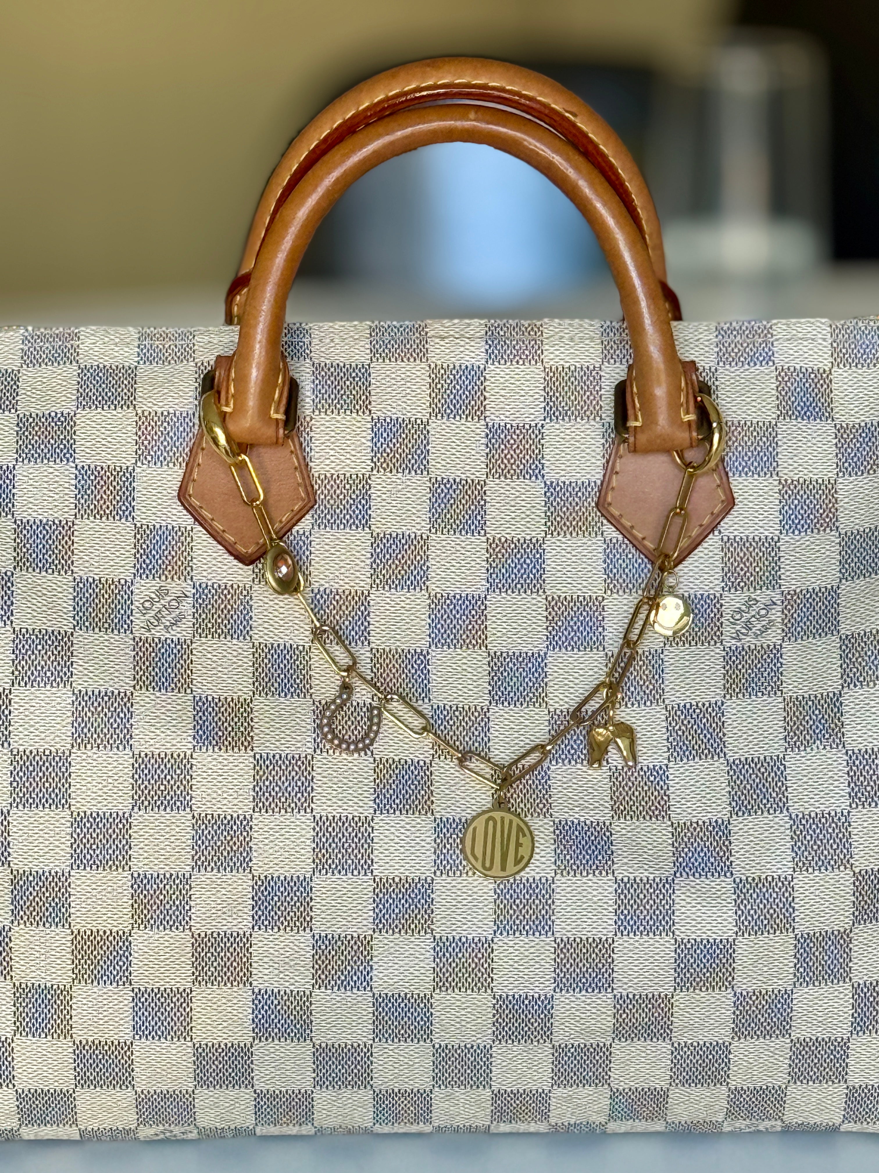 Bag Chain Charm with New and Vintage Charms