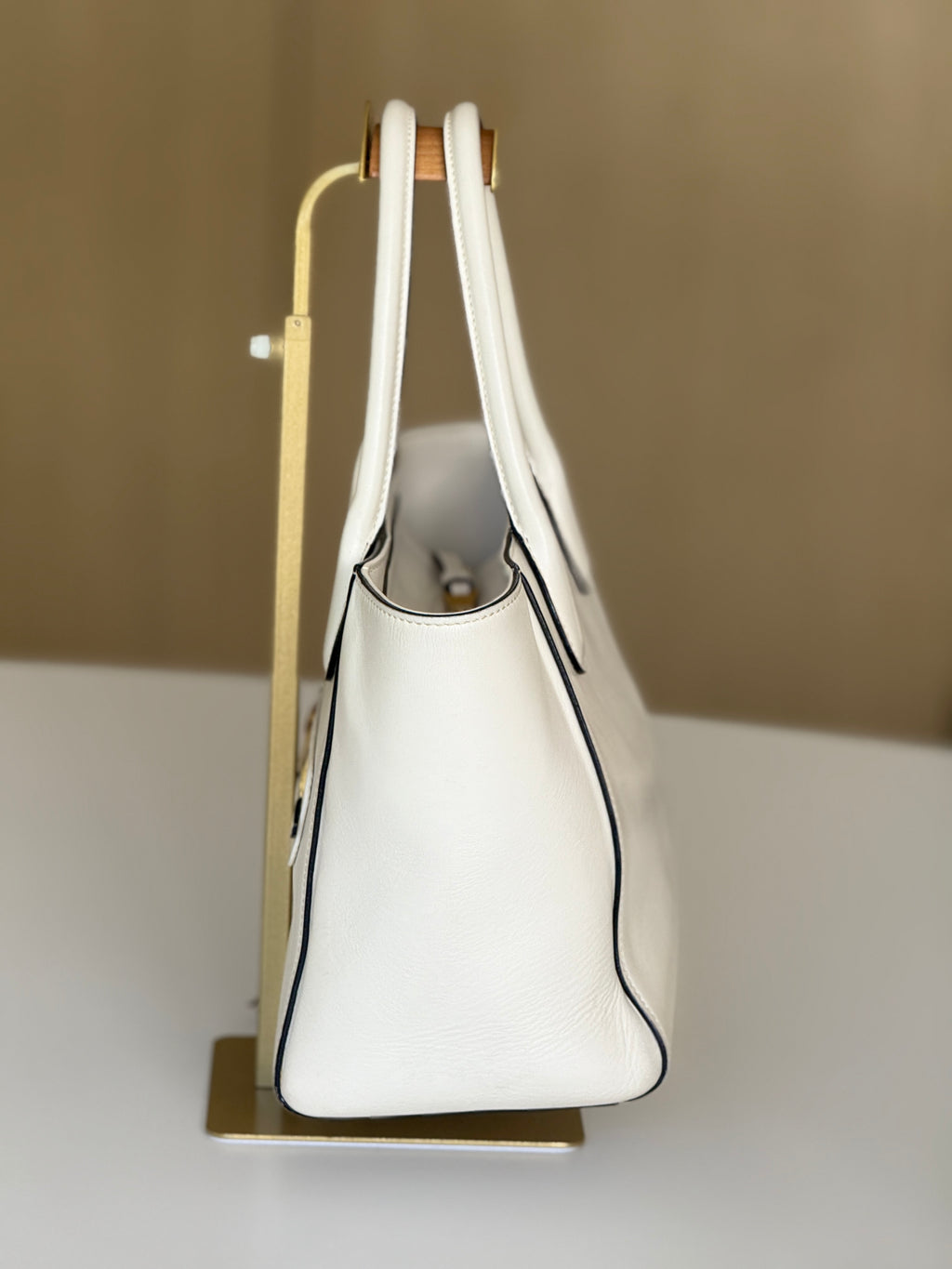 Miu Miu Trapeze Leather Tote - Pre Owned Authentic