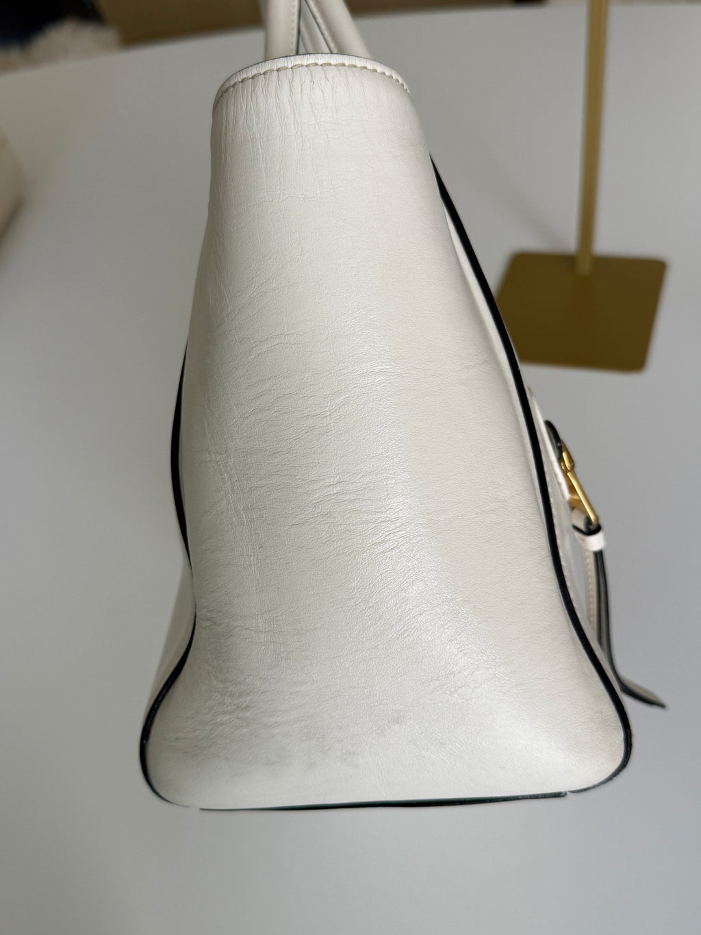 Miu Miu Trapeze Leather Tote - Pre Owned Authentic