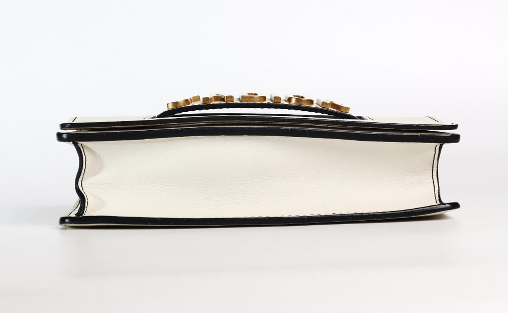 Pre-Owned Christian Dior J'adior Shoulder/Clutch Bag with Chain Strap Ivory - Authenticated