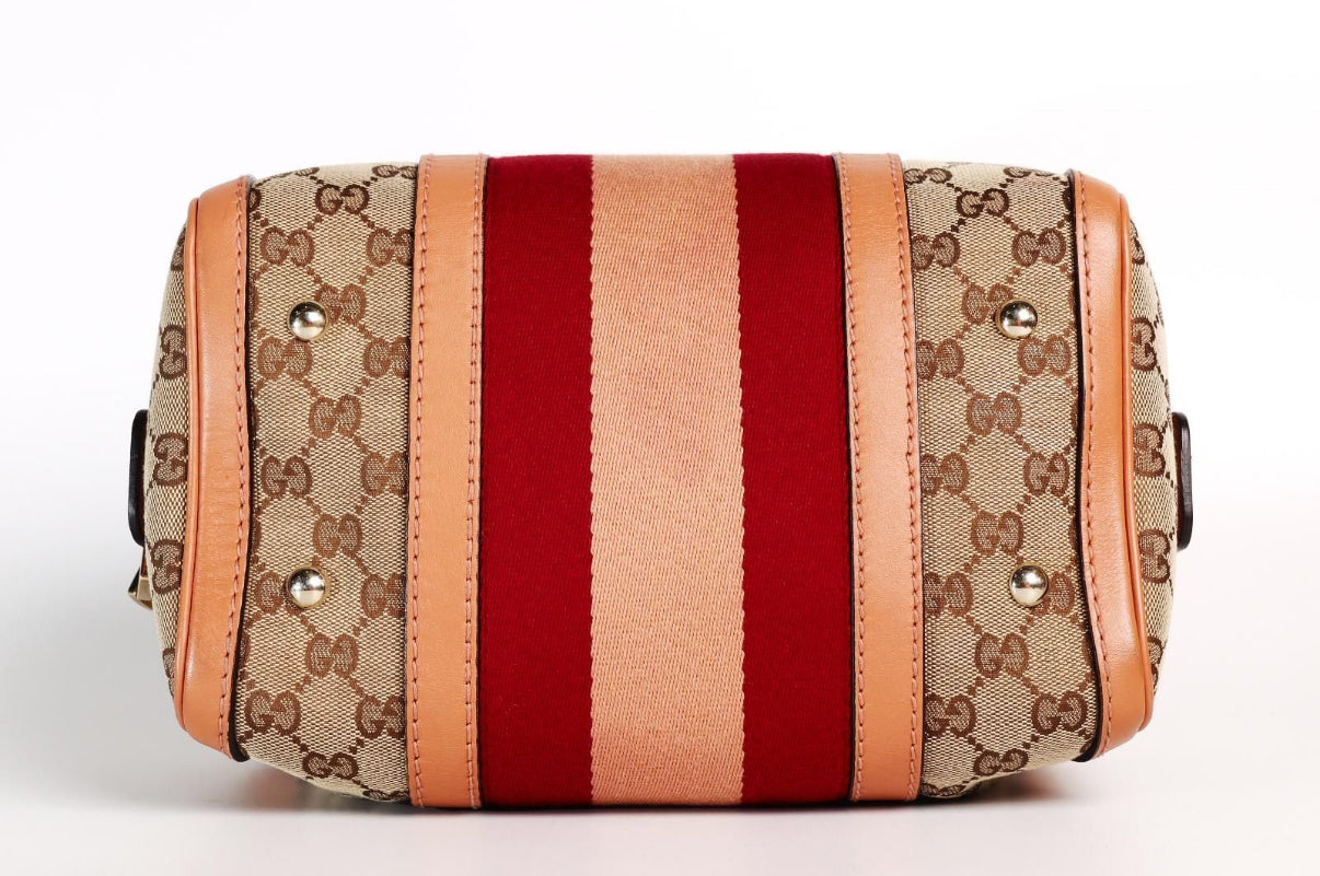 Gucci GG Small Canvas Joy Boston Bag - Pre Owned Authentic