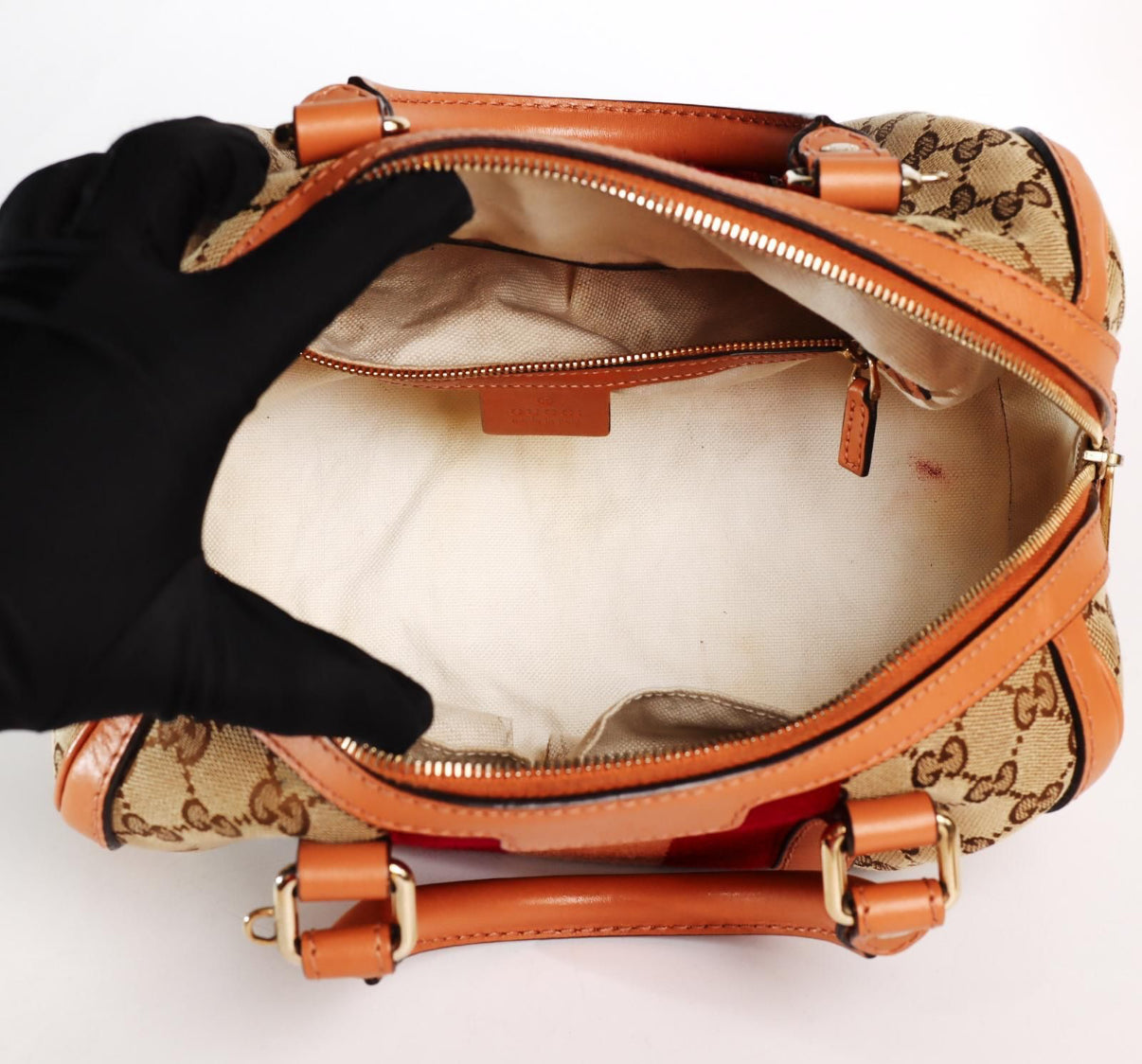 Gucci GG Small Canvas Joy Boston Bag - Pre Owned Authentic