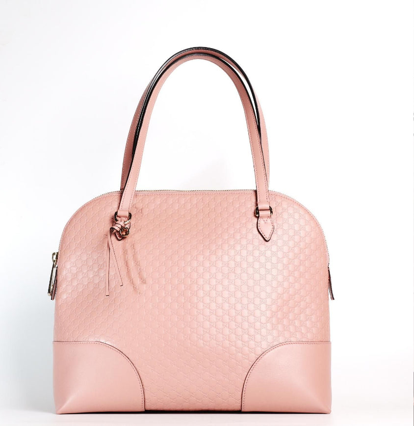 Gucci Bree Dome Microguccissima Calfskin Shoulder Bag - Pre Owned Authentic